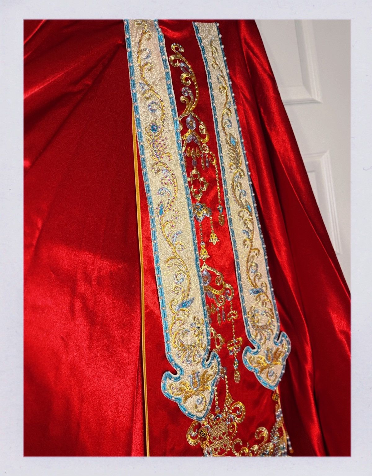 Other Luxurious Chinese Hanfu-Style Wedding Dress Set – Size XXL Size XXL / US 16-18 / IT 52-54 - 4 Thumbnail
