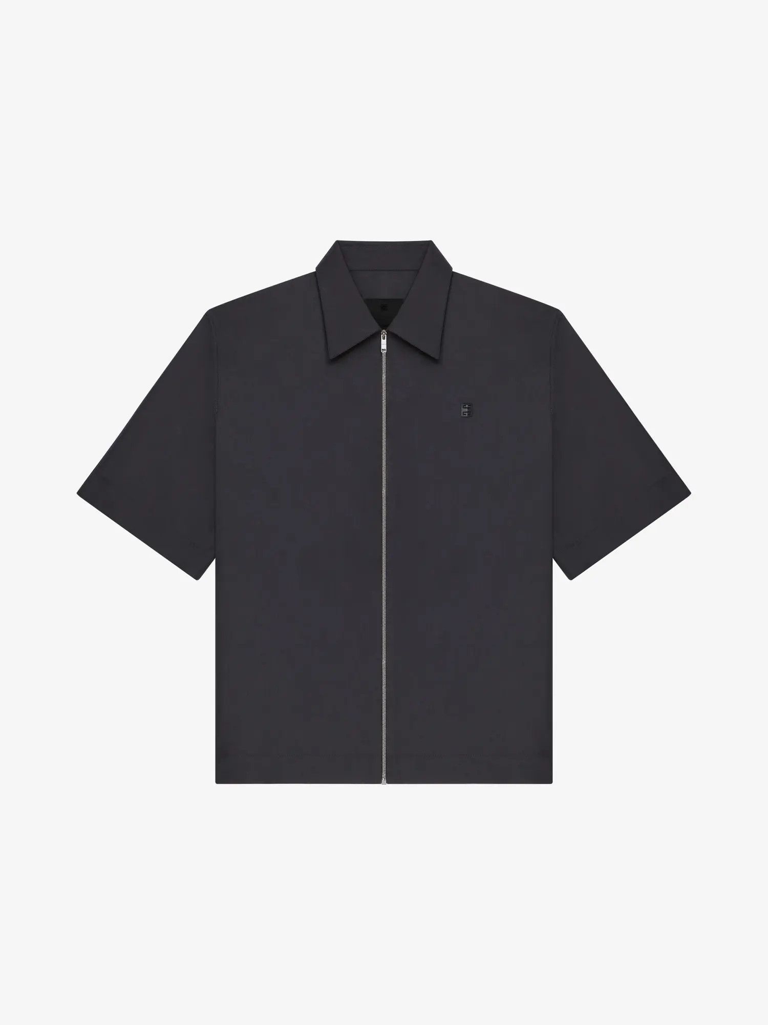 Givenchy o1w1db10426 Casual Zipped Shirt in Black Size US S / EU 44-46 / 1 - 1 Thumbnail