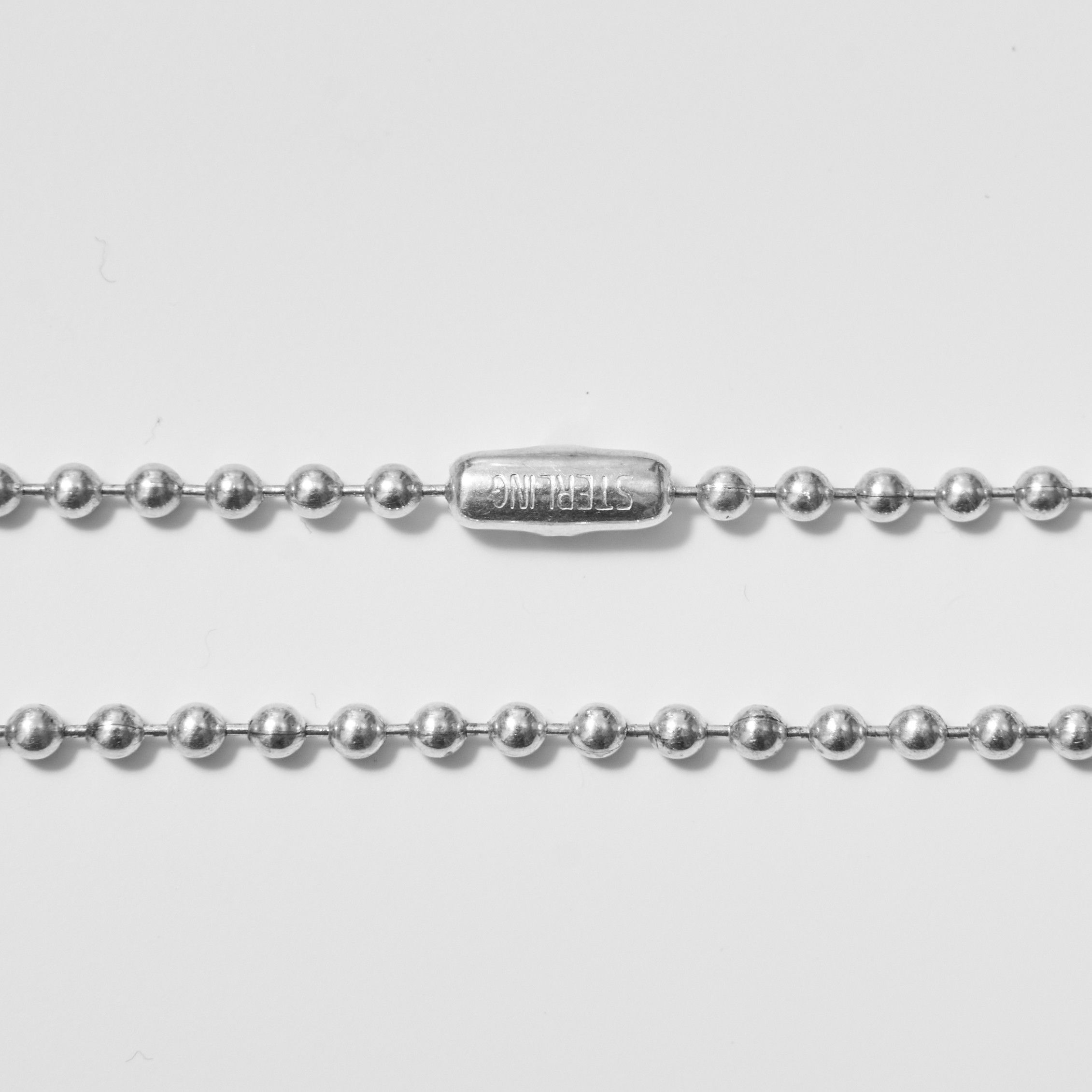 Chrome Hearts CHROME HEARTS Ball Chain Necklace Silver Fleur Size ONE SIZE - 2 Thumbnail