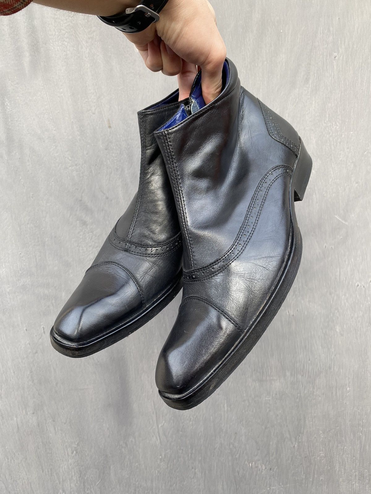 Kenzo Kenzo Vintage high zip leather shoes size UK7 Size US 9 / EU 42 - 2 Thumbnail