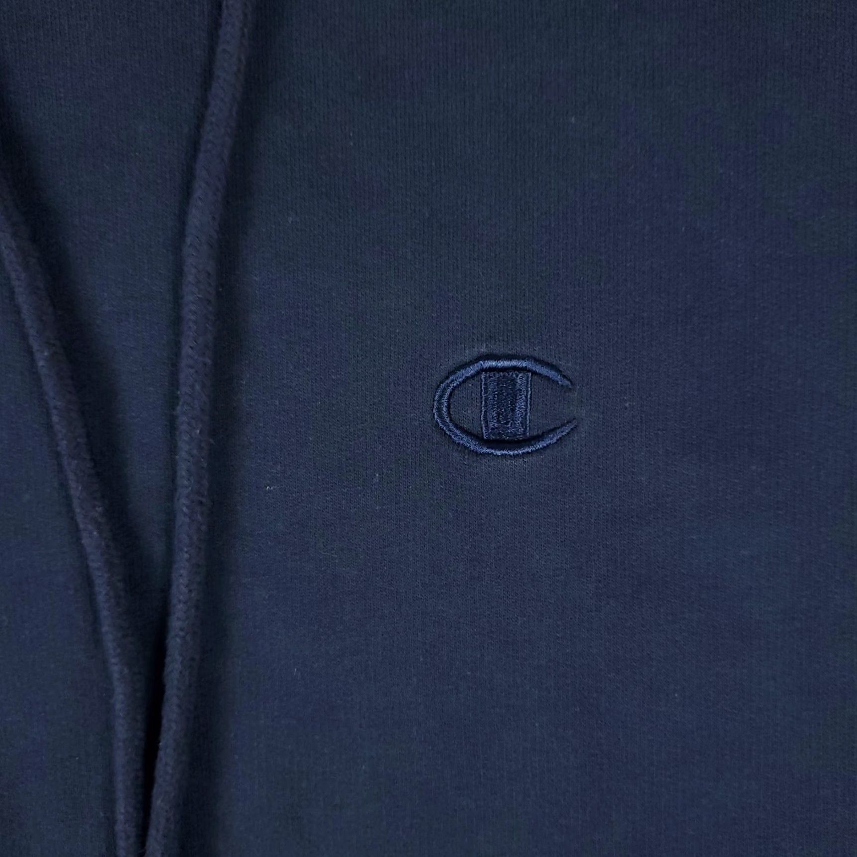 Champion Champion Hoodie Mens Medium Blue Pullover Casual Sweatshirt Mock Neck Size US M / EU 48-50 / 2 - 2 Thumbnail
