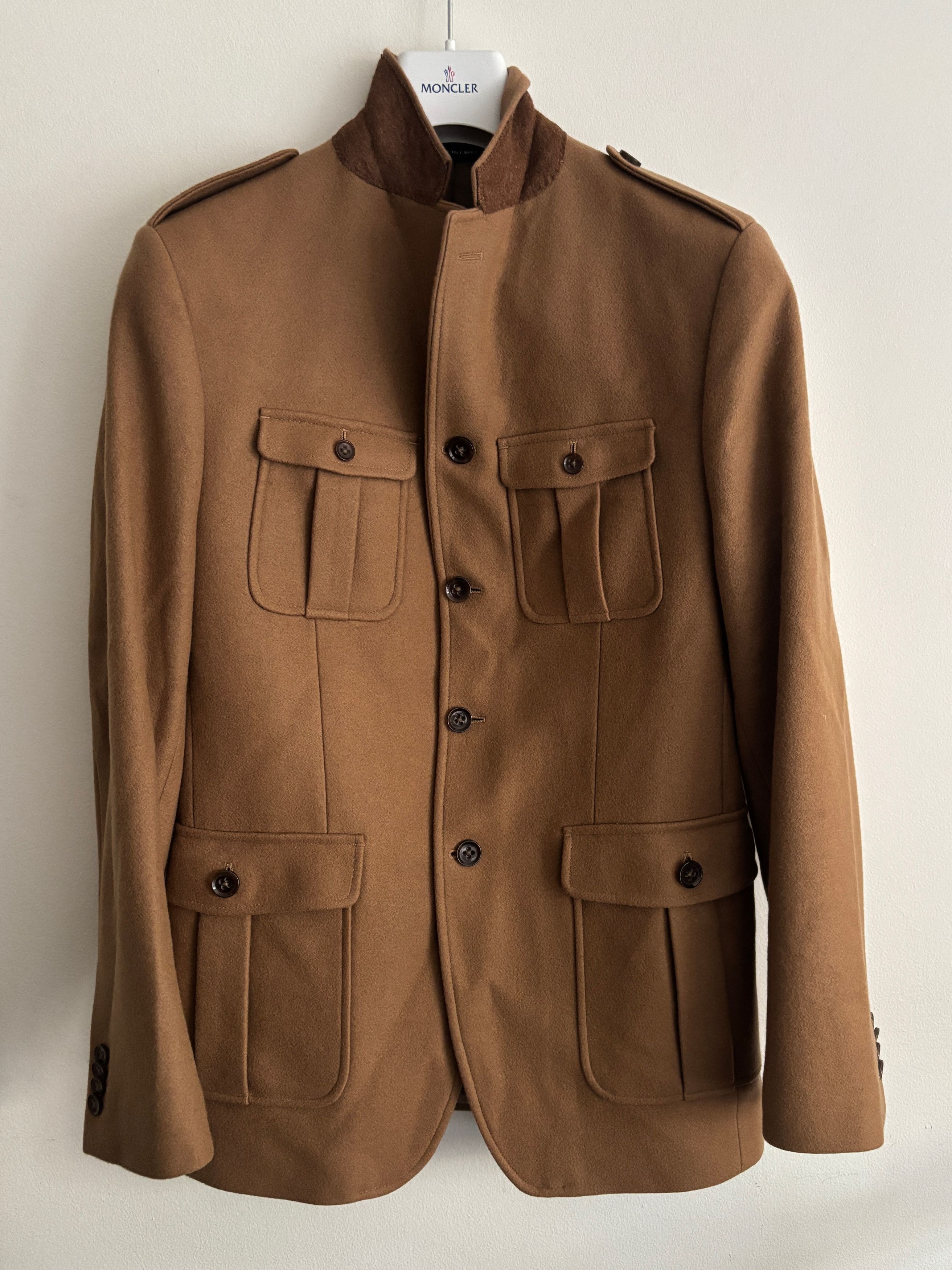 Banana Republic $375 Camel/ Tan Wool Field Jacket/ Sport Coat- Medium Size US M / EU 48-50 / 2 - 2 Thumbnail