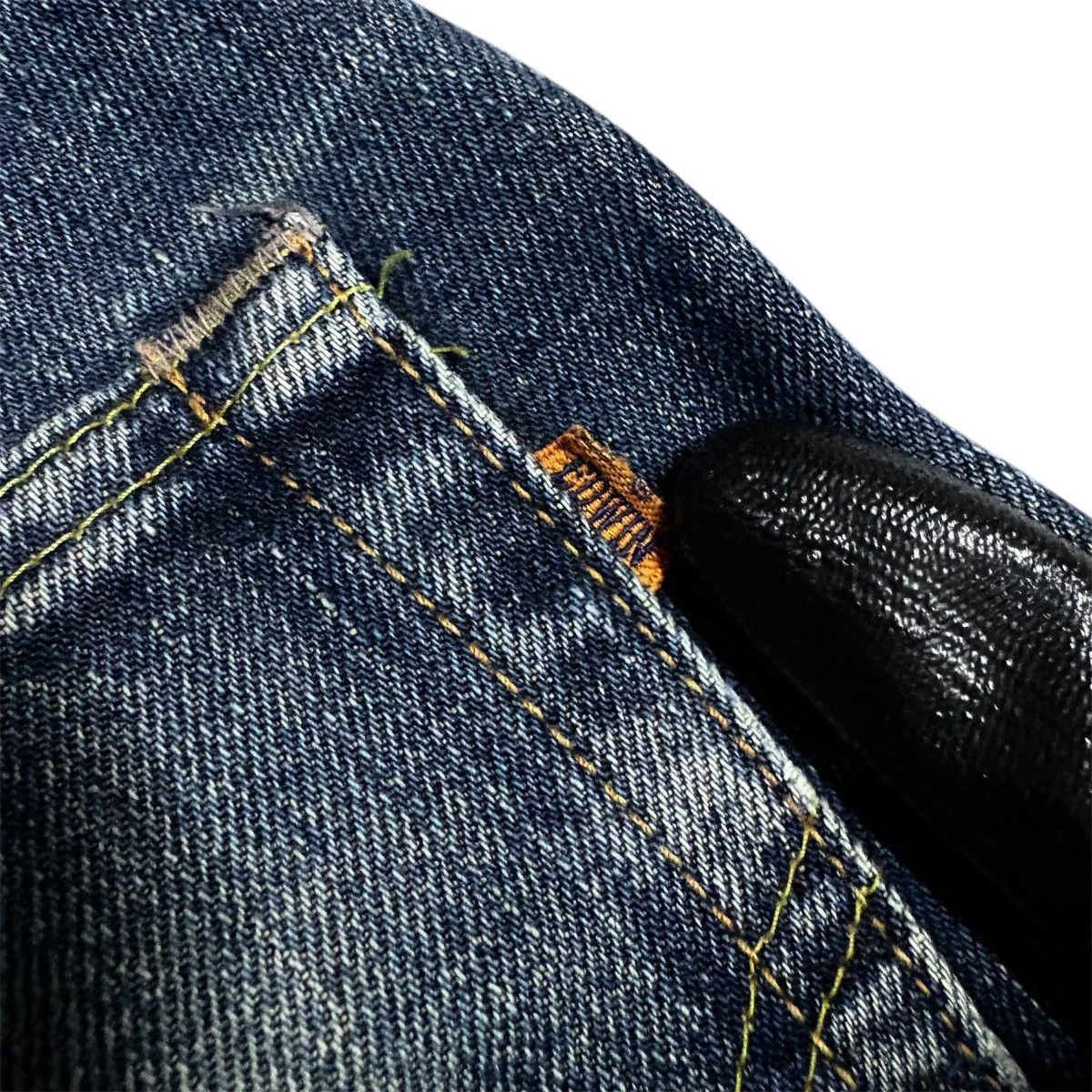 Edwin RARE 90s EDWIN 505XX DISTRESSED SELVEDGE REDLINE DENIM JEANS Size US 34 / EU 50 - 18 Thumbnail