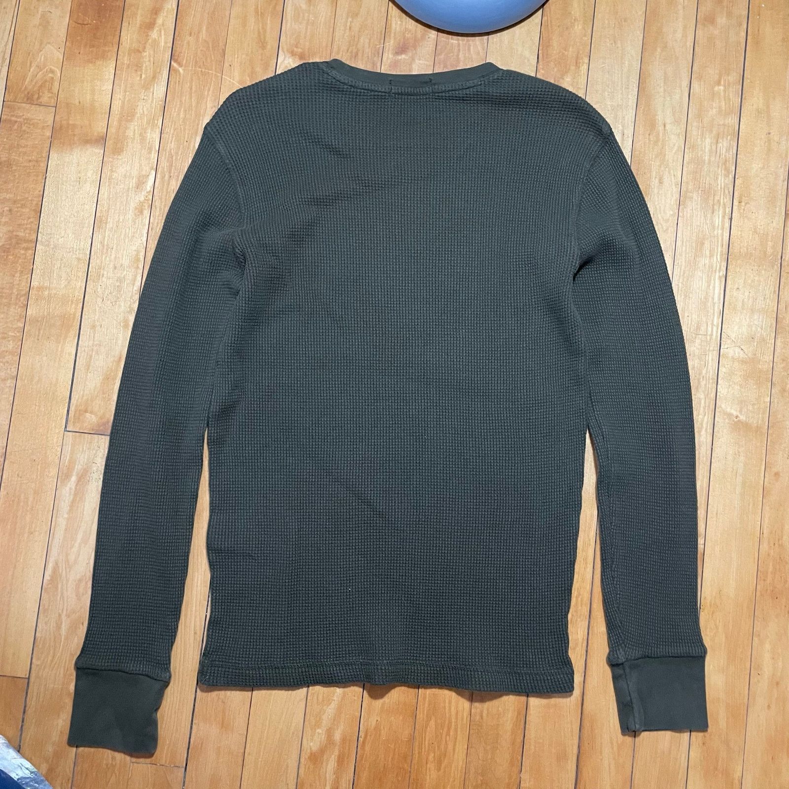 Polo Ralph Lauren Polo Ralph Lauren Army Green Thermal Long Sleeve Shirt M Size US M / EU 48-50 / 2 - 3 Thumbnail