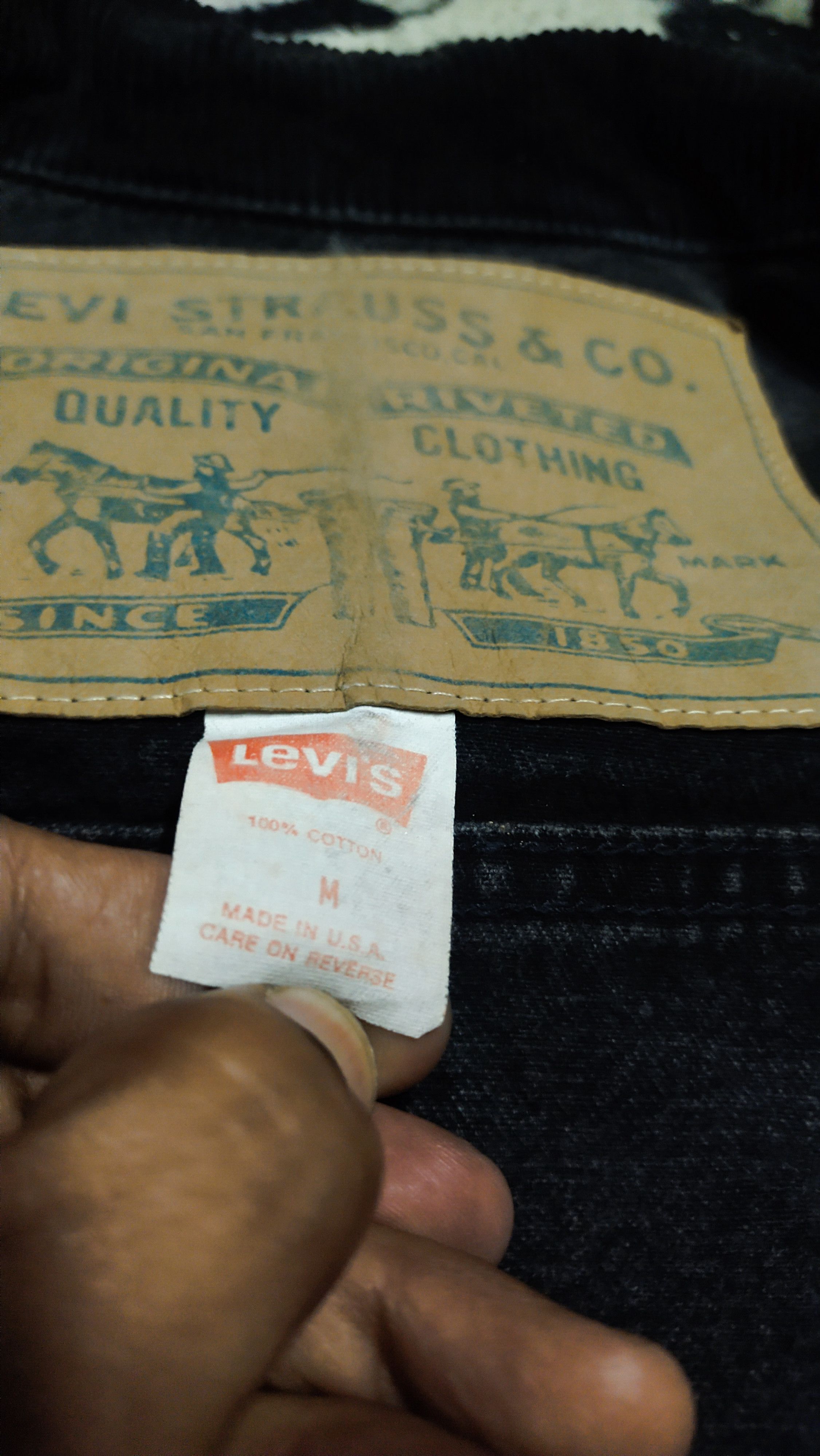 Levi's Vtg x Rare Levis Black Denim Jacket Size US L / EU 52-54 / 3 - 8 Thumbnail