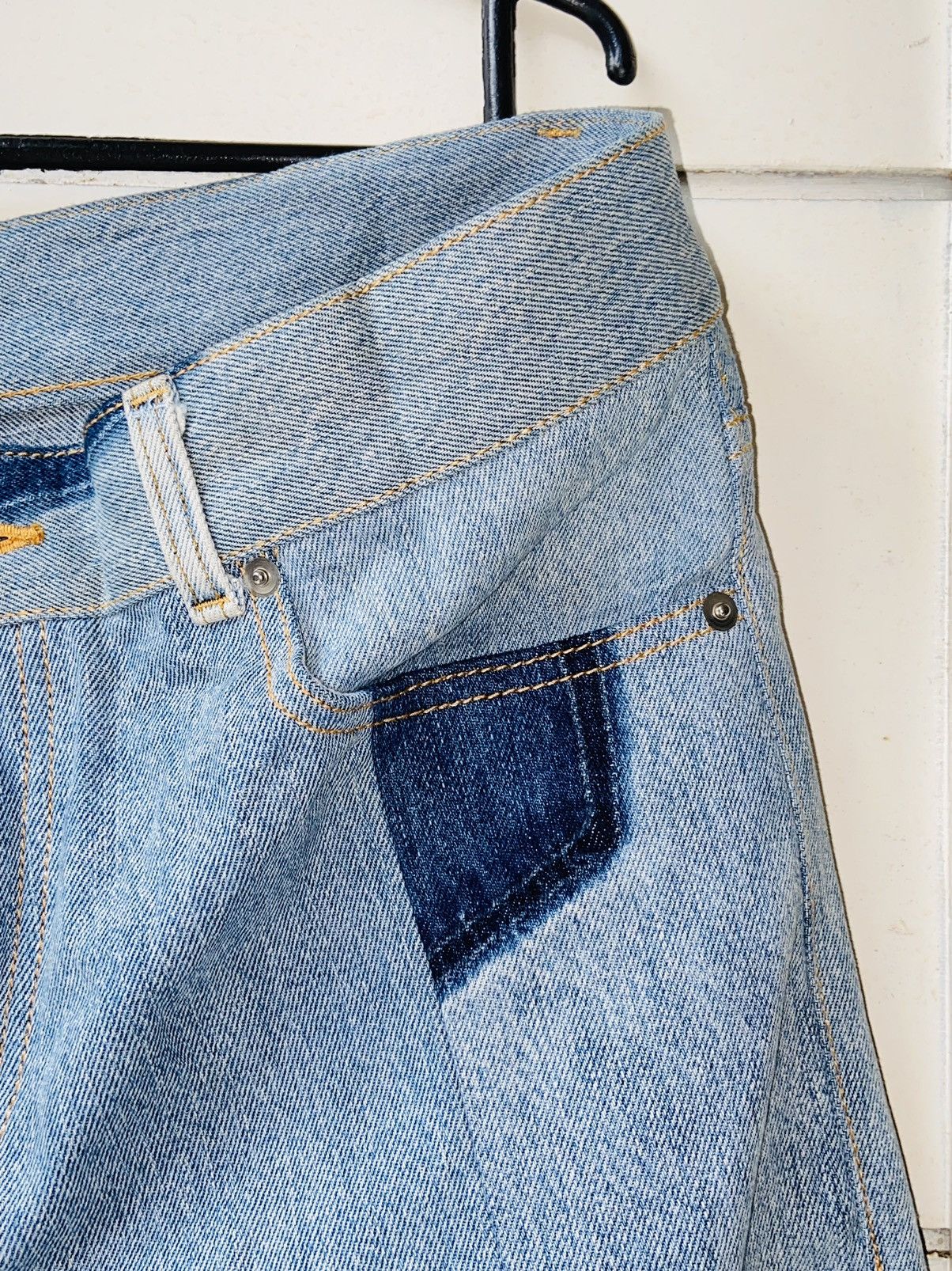 Issey Miyake NOVE Panel Denim Jeans Size US 35 - 6 Thumbnail