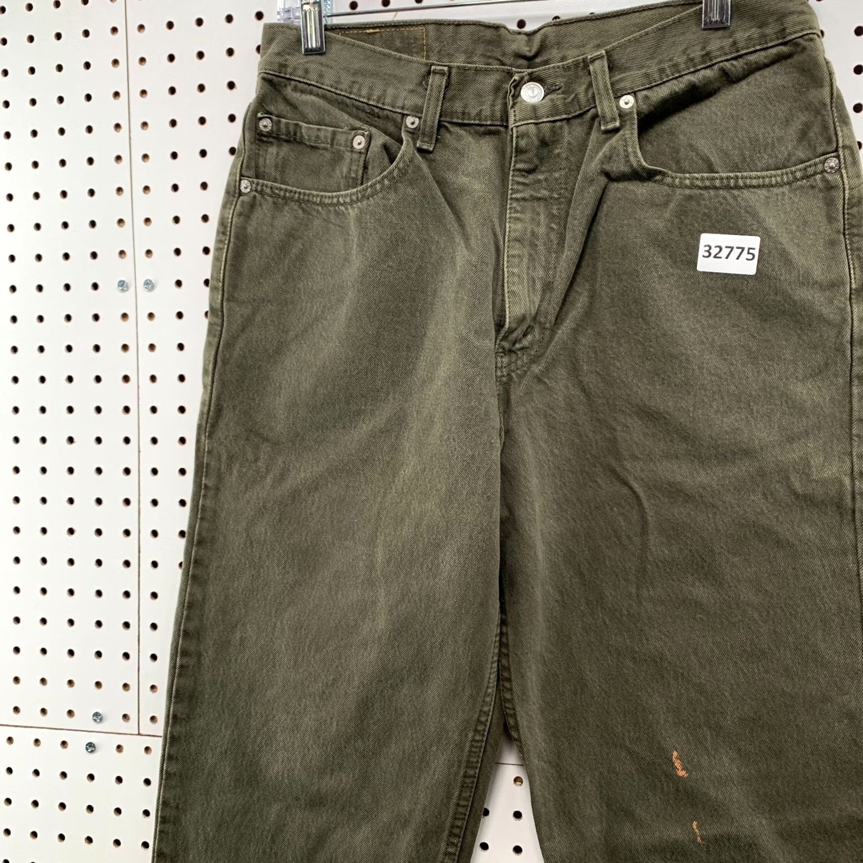 Levi's VINTAGE Levi's 550 Green Denim Jeans Mens 30 Relaxed Straight Made USA Size US 30 / EU 46 - 4 Thumbnail