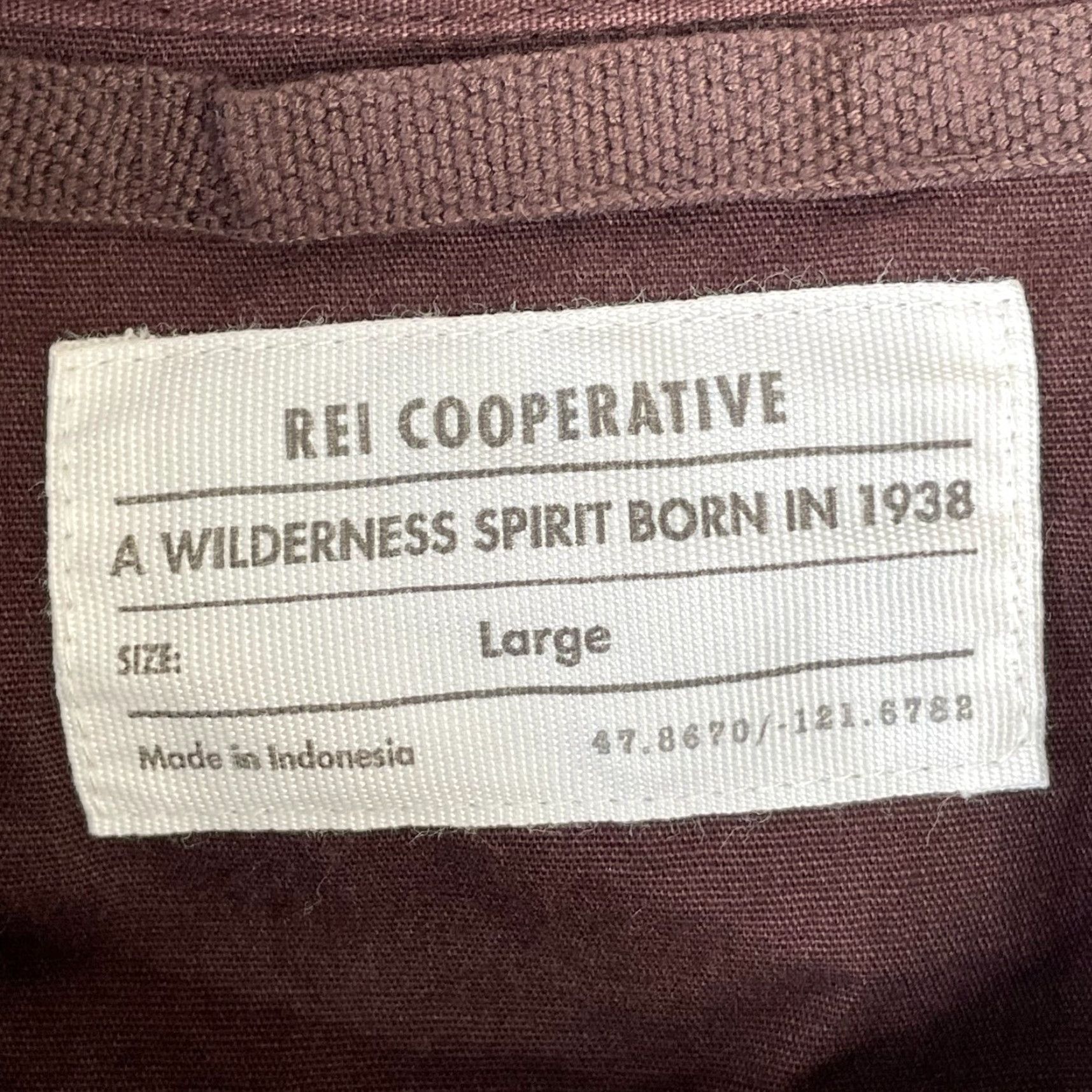 Vintage REI Co-Op Trailsmith Shirt Men Large Black Coffee Canvas Long Sleeve GorpCore Size US L / EU 52-54 / 3 - 2 Thumbnail