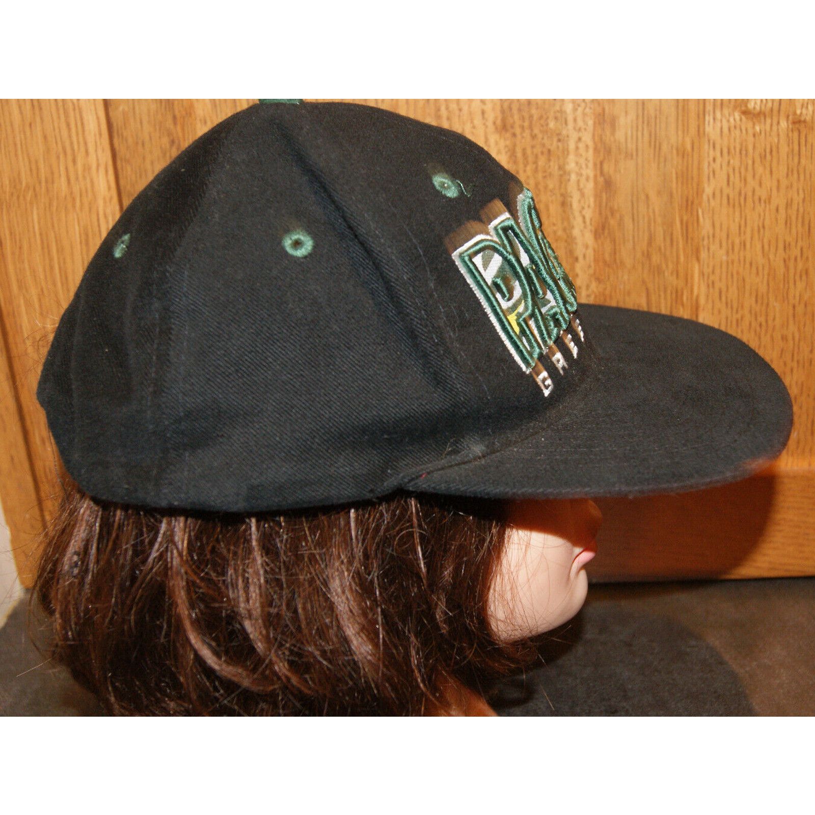 Drew Pearson VTG Green Bay Packer Black Snapback Hat Cap Drew Pearson 3-D Size ONE SIZE - 3 Thumbnail