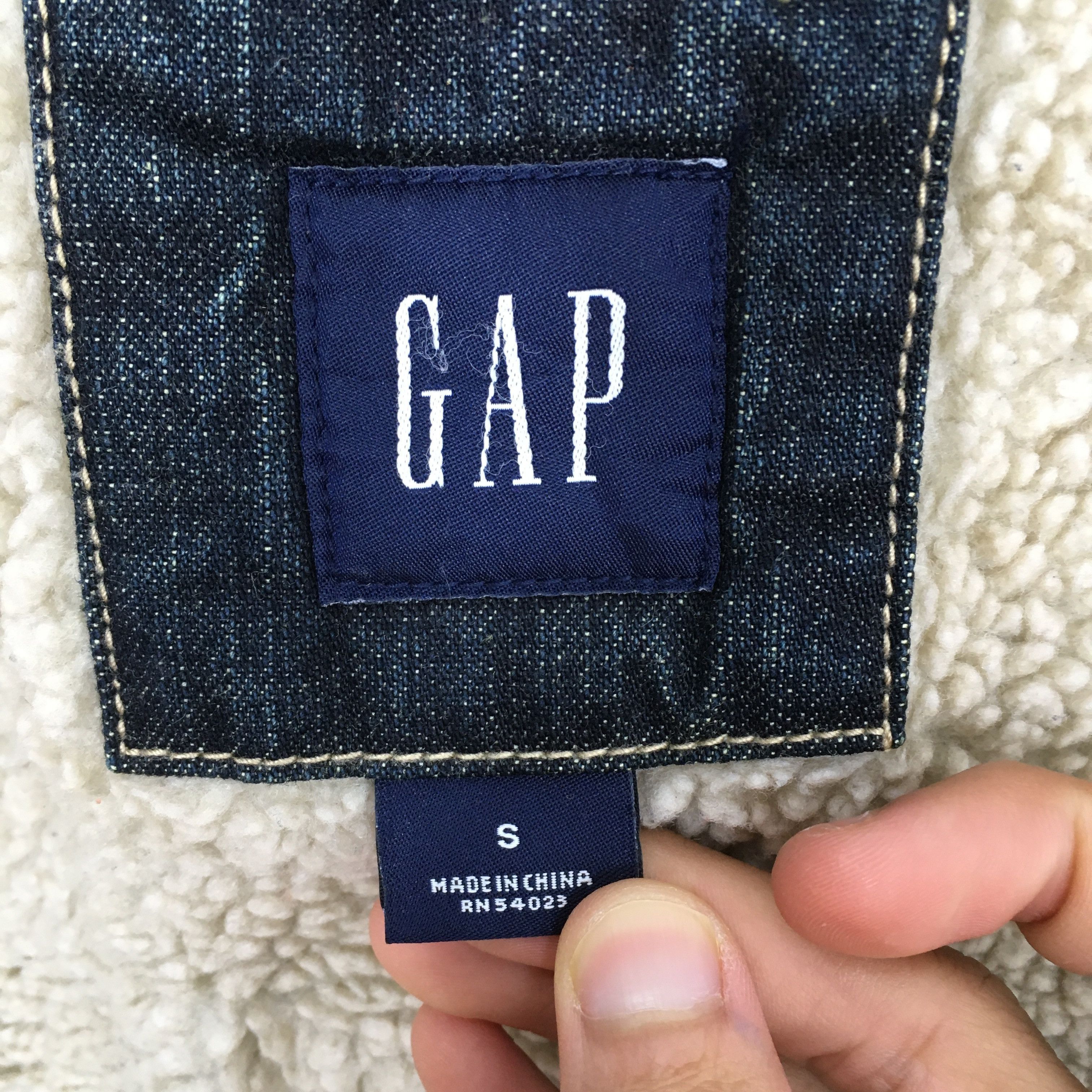 Gap Vintage Gap Denim Workers Jeans Jacket Small Size US S / EU 44-46 / 1 - 8 Thumbnail