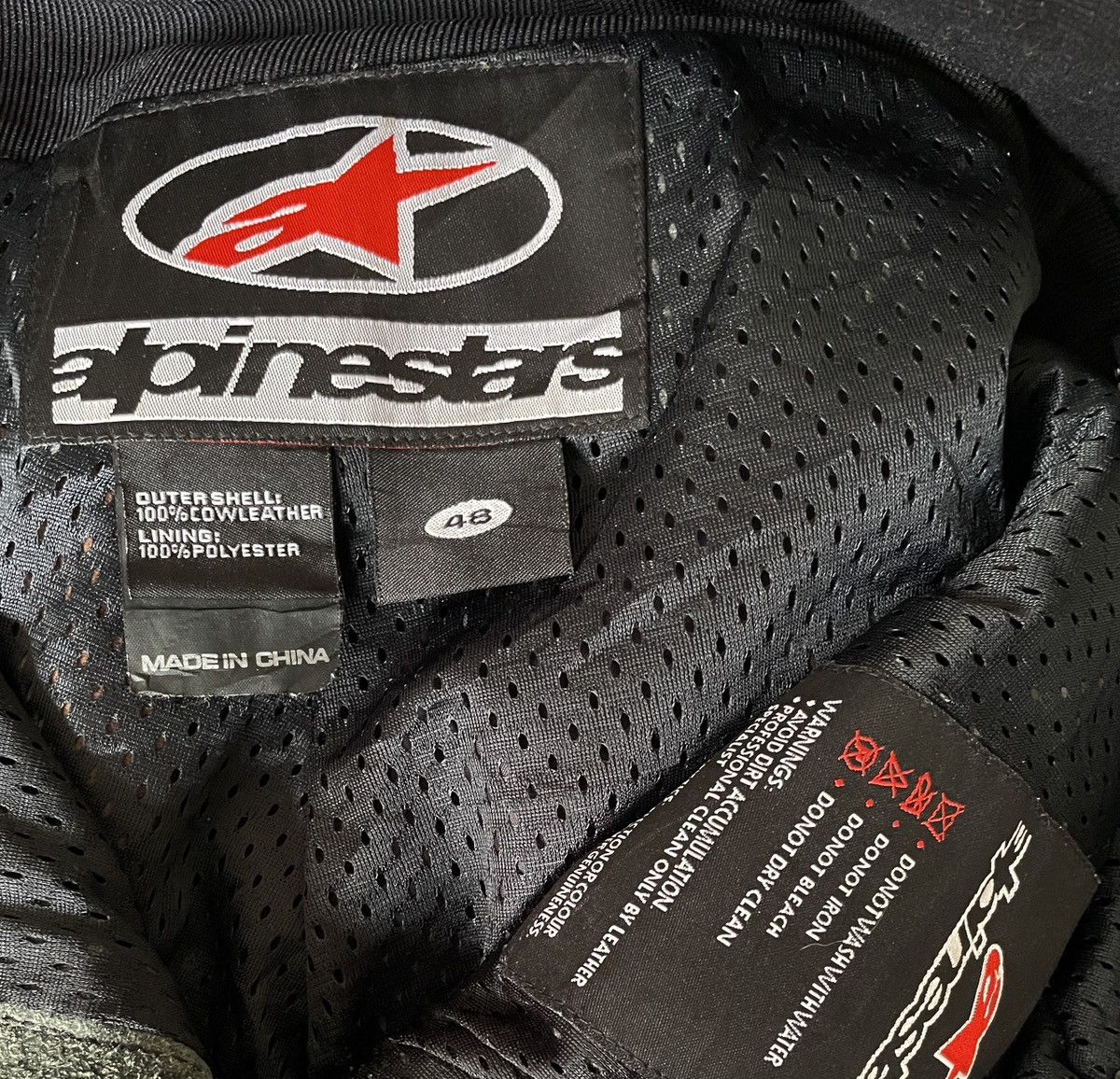 Alpinestars Vintage Racing Alpinestars Leather Motorcycle Pants 1990s Size US 28 / EU 44 - 10 Thumbnail