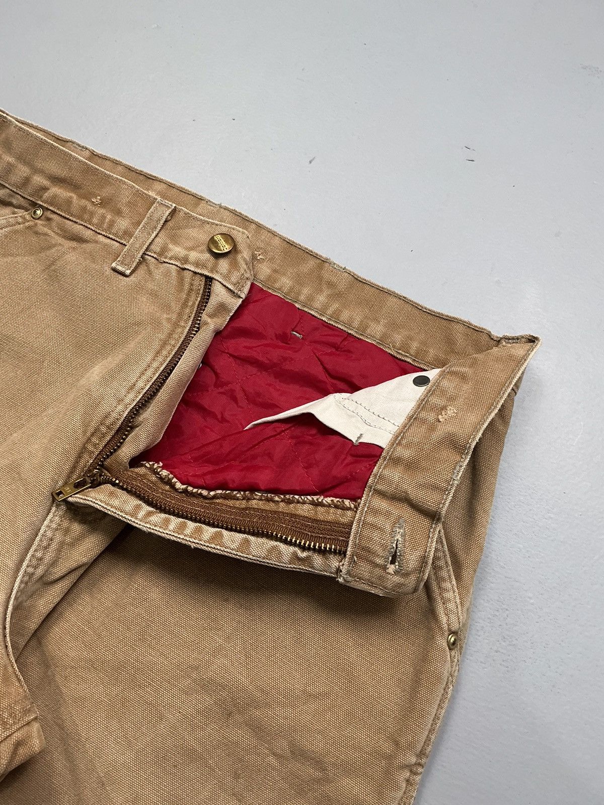 Carhartt Vintage Carhartt B10 BRN quintet line carpenter workwear Size US 32 / EU 48 - 9 Thumbnail
