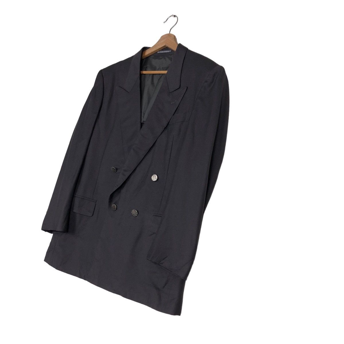 Japanese Brand 🔥Vintage Lanvin Paris Casual Coats Jacket Double Breast Size US M / EU 48-50 / 2 - 2 Thumbnail