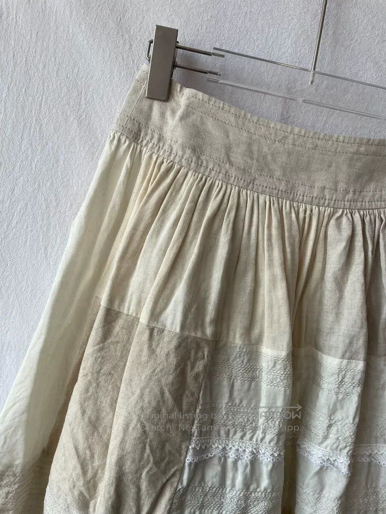 Comme des Garcons Comme Des Garcons size M Hessian half skirt Size 23" - 2 Thumbnail
