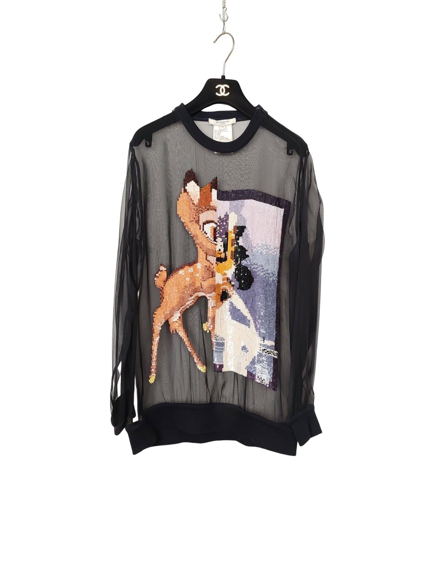 Givenchy Givenchy Bambi Sequin Sheer Sweater Size 38 Size S / US 4 / IT 40 - 1 Thumbnail