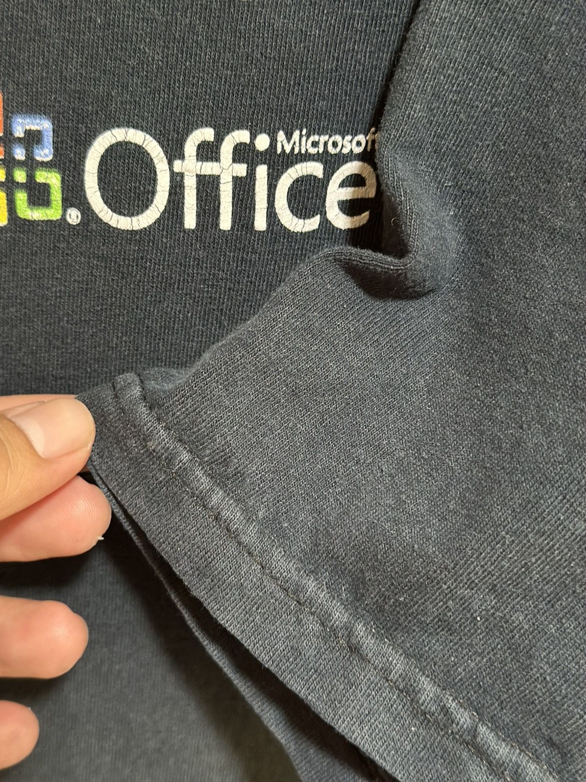 Microsoft Thrashed Vintage Microsoft Office Faded Tee Size US XL / EU 56 / 4 - 4 Thumbnail