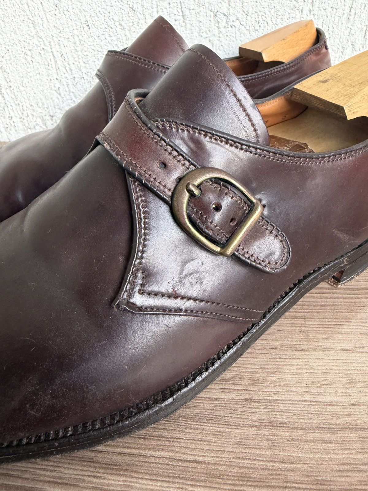 Alden 954 shell cordovan monk derby Size US 9.5 / EU 42-43 - 7 Thumbnail