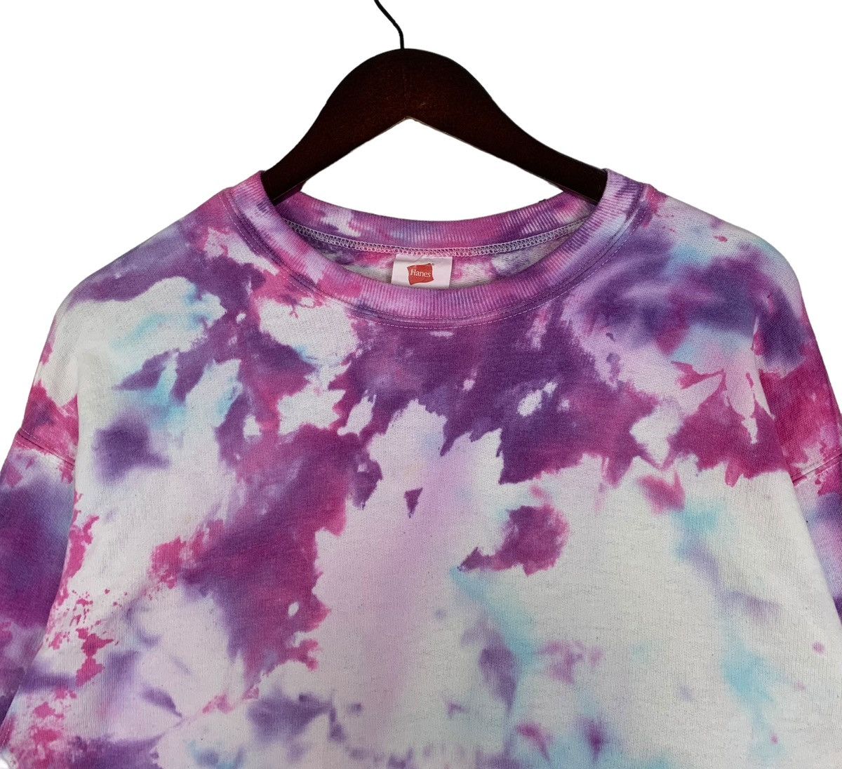 Hanes × Vintage Vintage Hanes Streetwear Crewneck Tye Dye Sweatshirt Size US M / EU 48-50 / 2 - 3 Thumbnail
