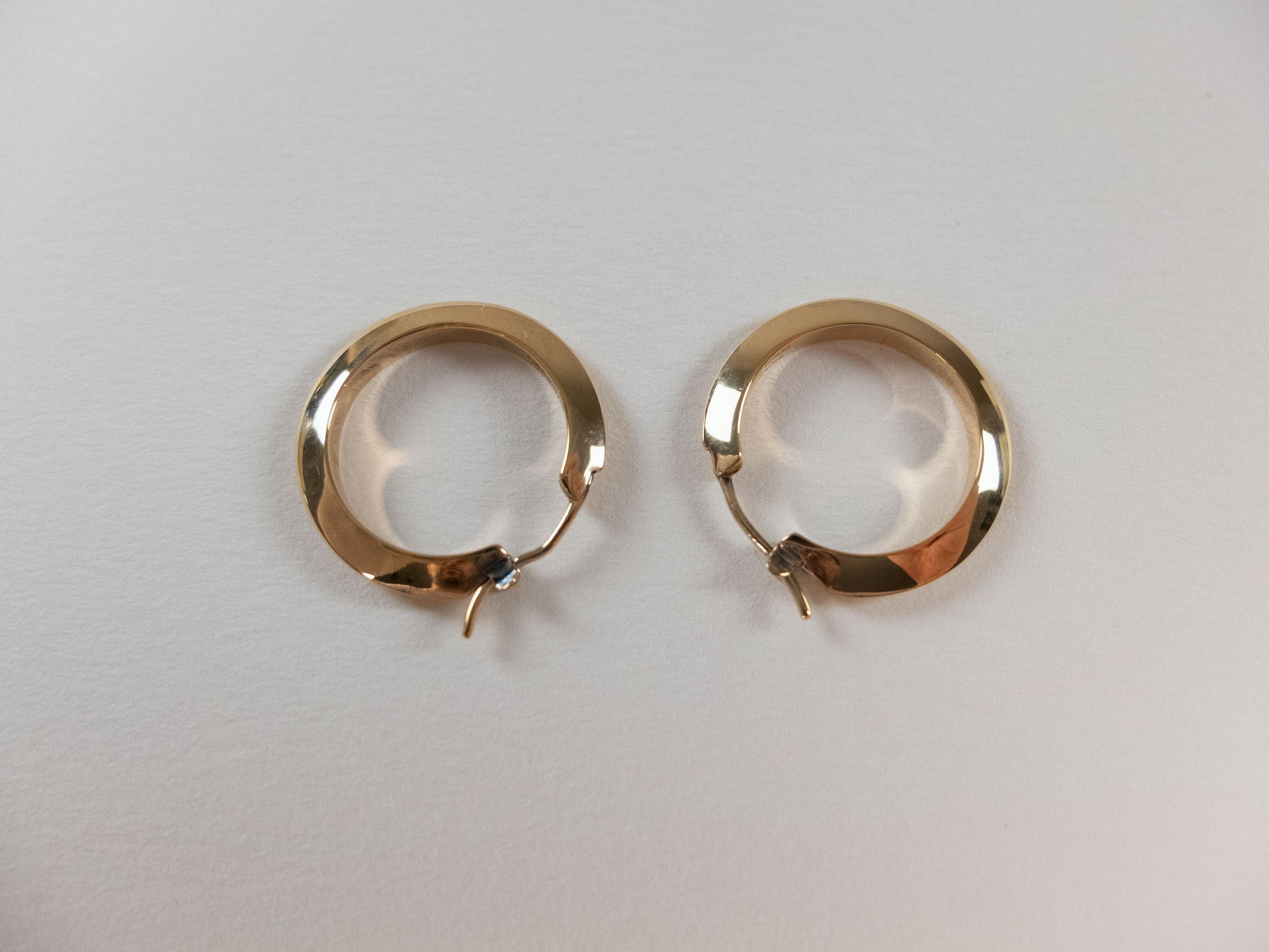 Bottega Veneta BOTTEGA VENETA gold plated silver round hoop earrings q Size ONE SIZE - 1 Thumbnail