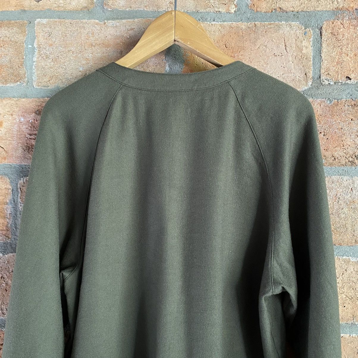 Karl Lagerfeld Karl Lagerfeld Khaki Asymmetrical Button Shirt Size M / US 6-8 / IT 42-44 - 9 Thumbnail