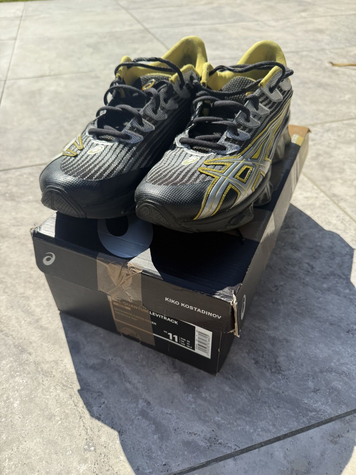 Asics × Kiko Kostadinov Kiko Kostadinov Gel Quantum Levitrack Meteorite/Cress Green Size US 11 / EU 44 - 8 Thumbnail