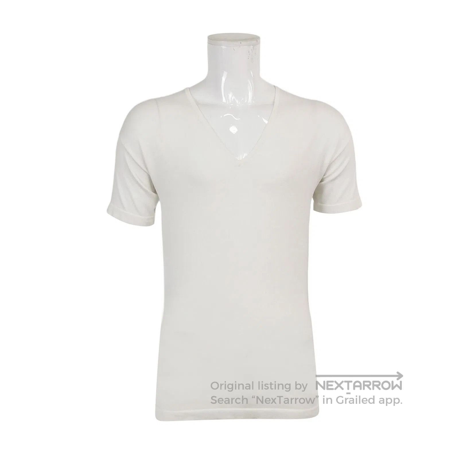 Alexander Wang Alexander Wang XS V-Neck Cotton Short-Sleeve T-Shirt. Size US XS / EU 42 / 0 - 1 Thumbnail