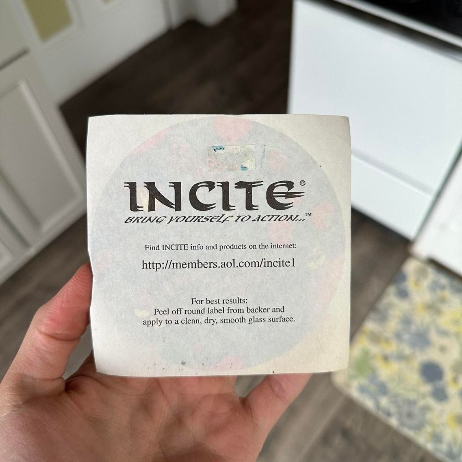 Band Tees × Vintage Vintage 90s Incite Psychedelic Trippy Graphic Logo Sticker Size ONE SIZE - 4 Thumbnail