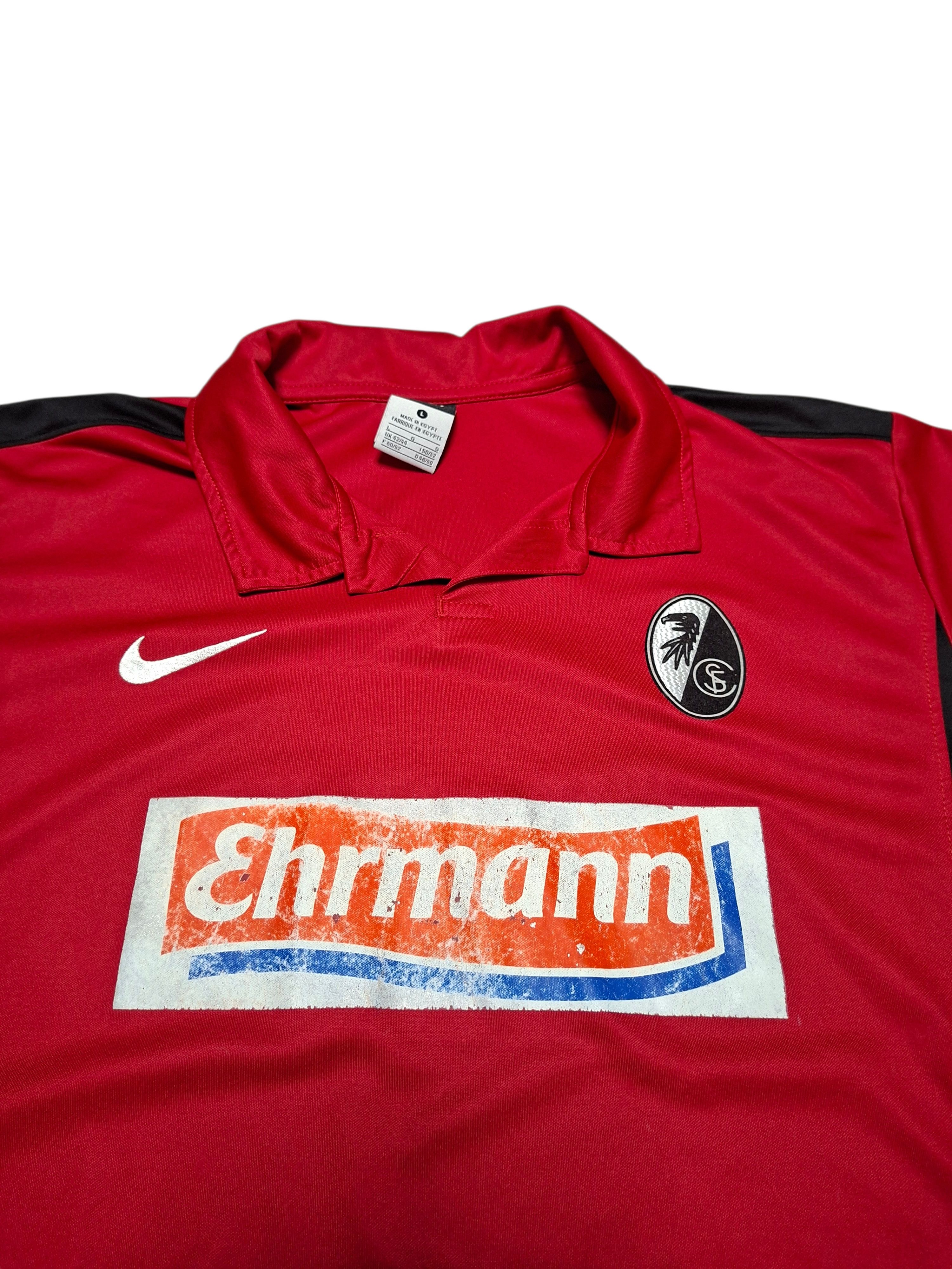 Nike SC FREIBURG NIKE VINTAGE 2010/2011 SOCCER JERSEY Size US L / EU 52-54 / 3 - 2 Thumbnail