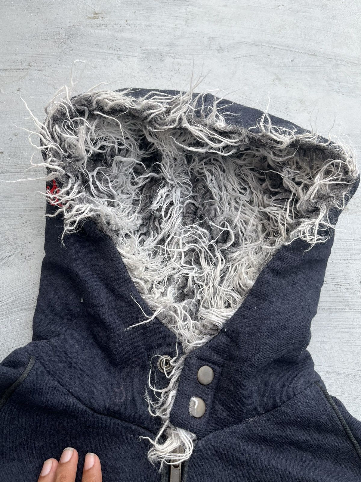JAPANESE FUR POEM DRAGON HOODIE LGB PUNK Y2K KMRII