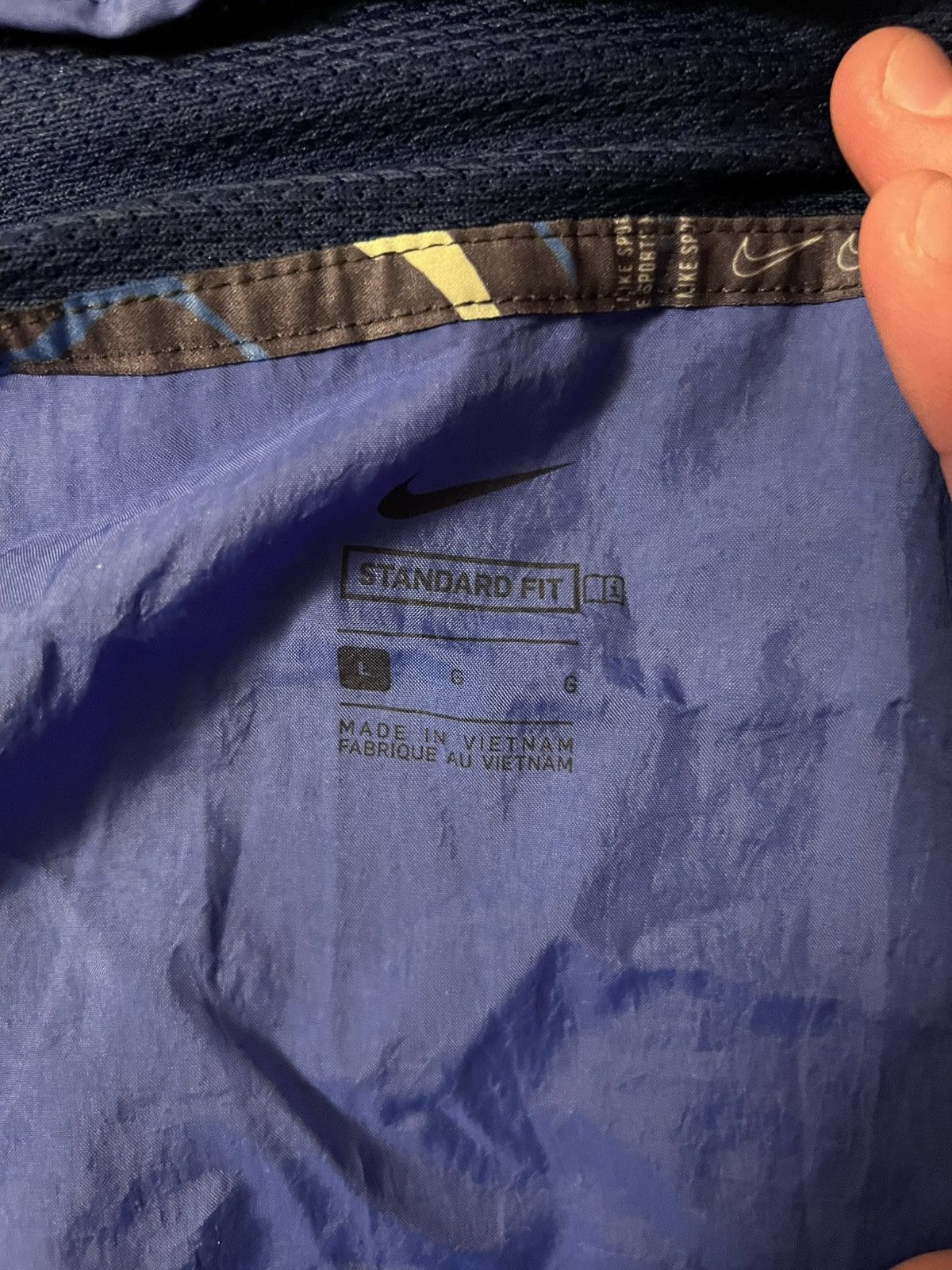 Nike × Vintage Vintage nike windbreaker Size US L / EU 52-54 / 3 - 4 Thumbnail
