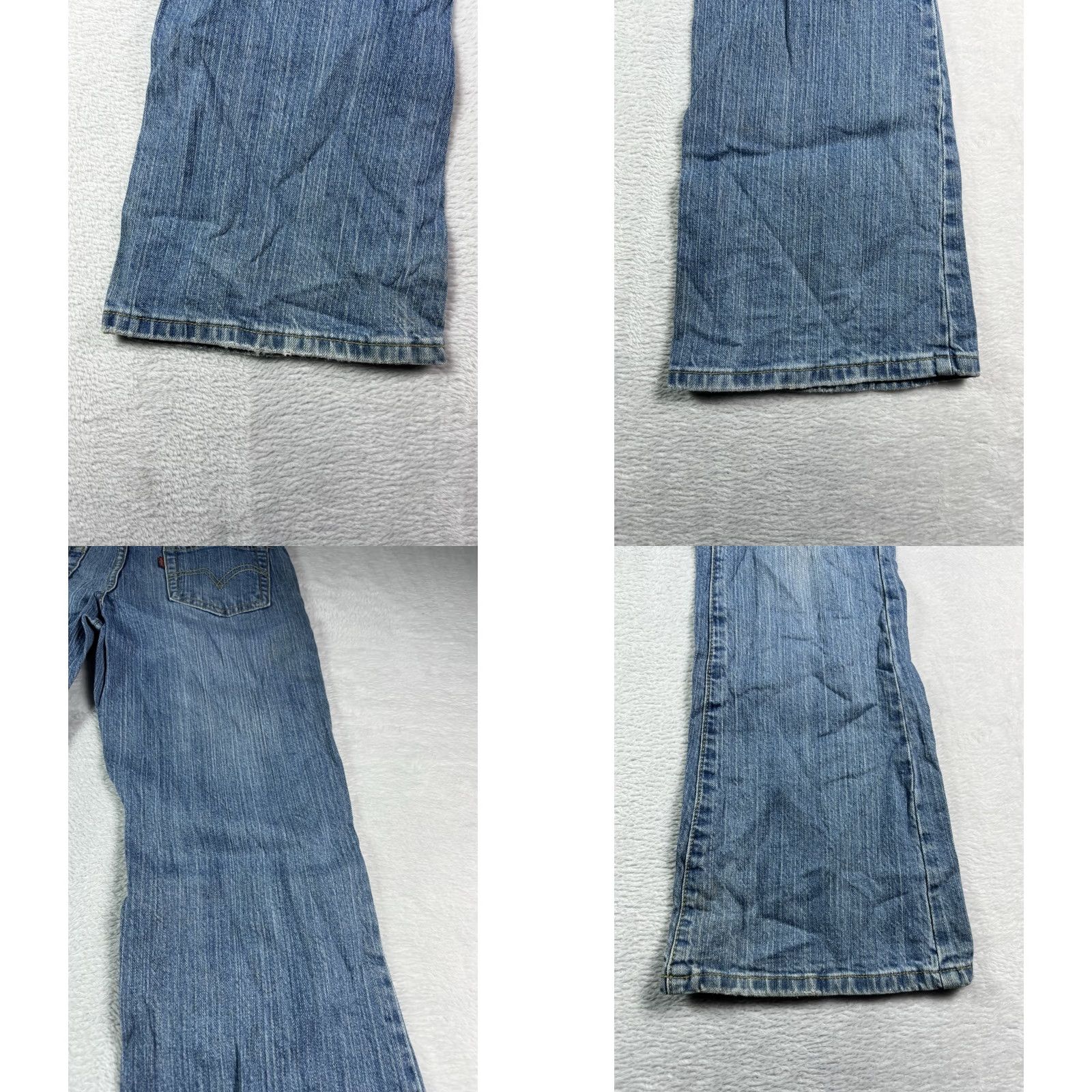 Levi's VINTAGE Levi's 517 Jeans Womens 14 Reg Blue Denim Flare Rise 5-Pocket Logo Stretch 90s USA City 517 Size 36" / US 14 / IT 50 - 9 Thumbnail