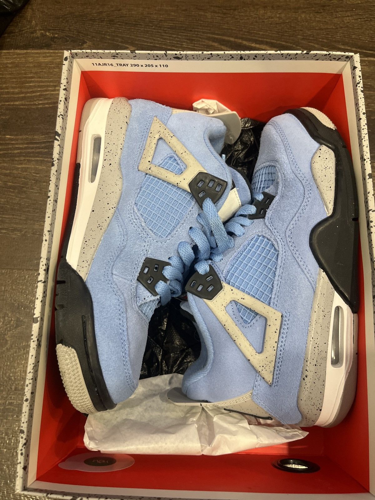 Jordan Brand Jordan 4 Retro University Blue Size US 6 / IT 36 - 7 Thumbnail