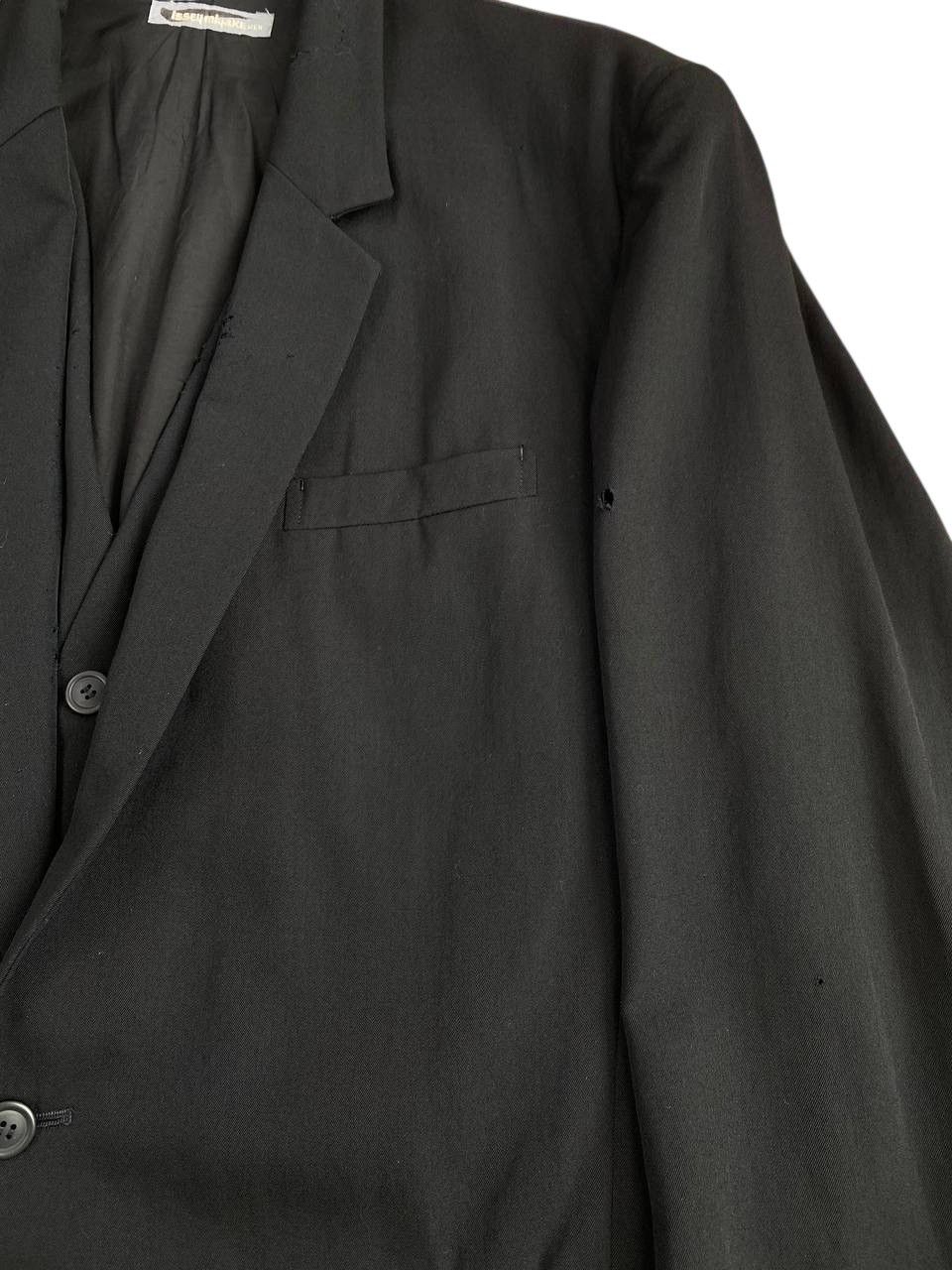 Issey Miyake Vintage 80’s Issey Miyake 2 Piece Distressed Blazer Size US L / EU 52-54 / 3 - 22 Thumbnail