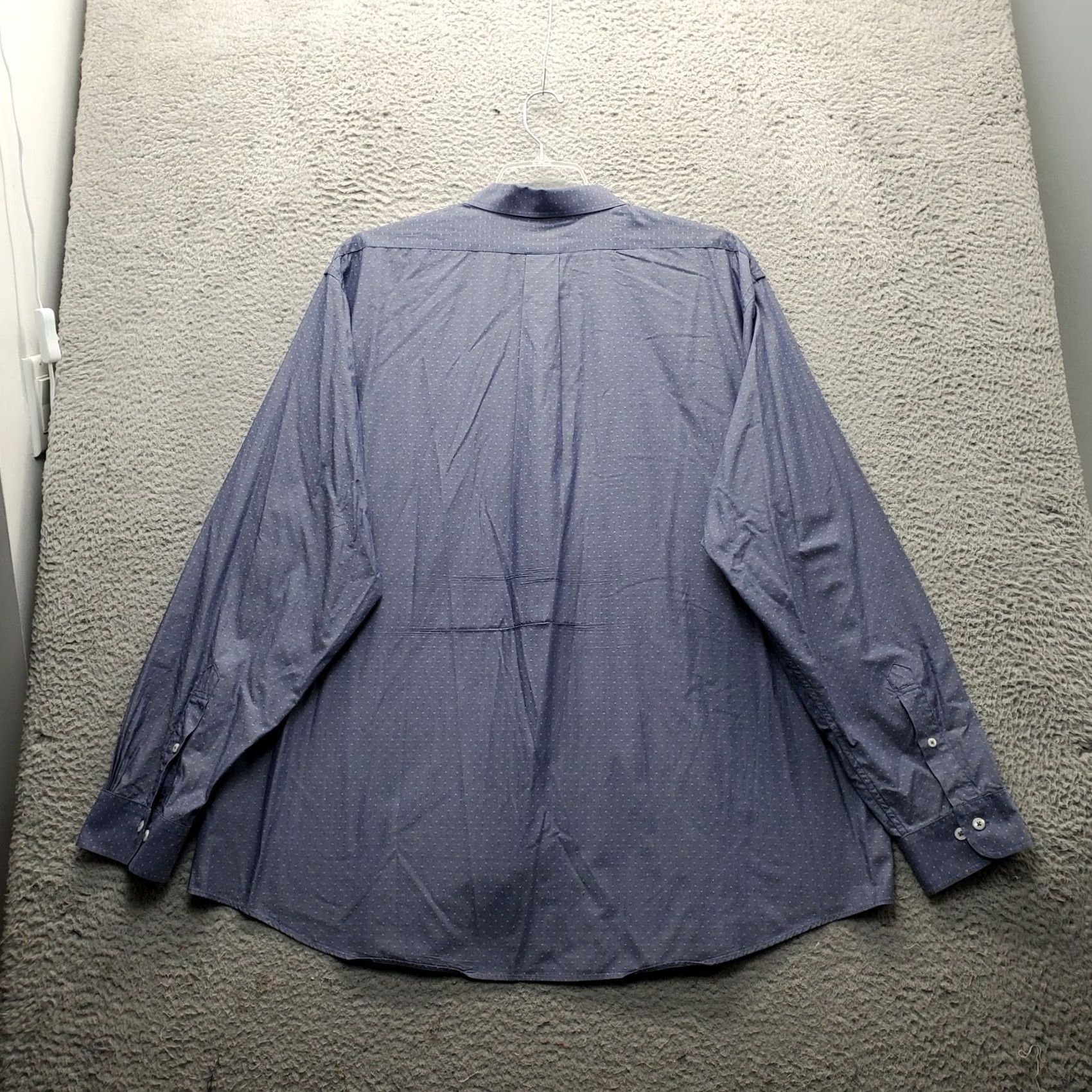 Brooks Brothers Brooks Brothers Regent Shirt Mens XXL Blue Polka Dot Long Sleeve Collared Regular Fit Button-Up Shirt Size US XXL / EU 58 / 5 - 2 Thumbnail