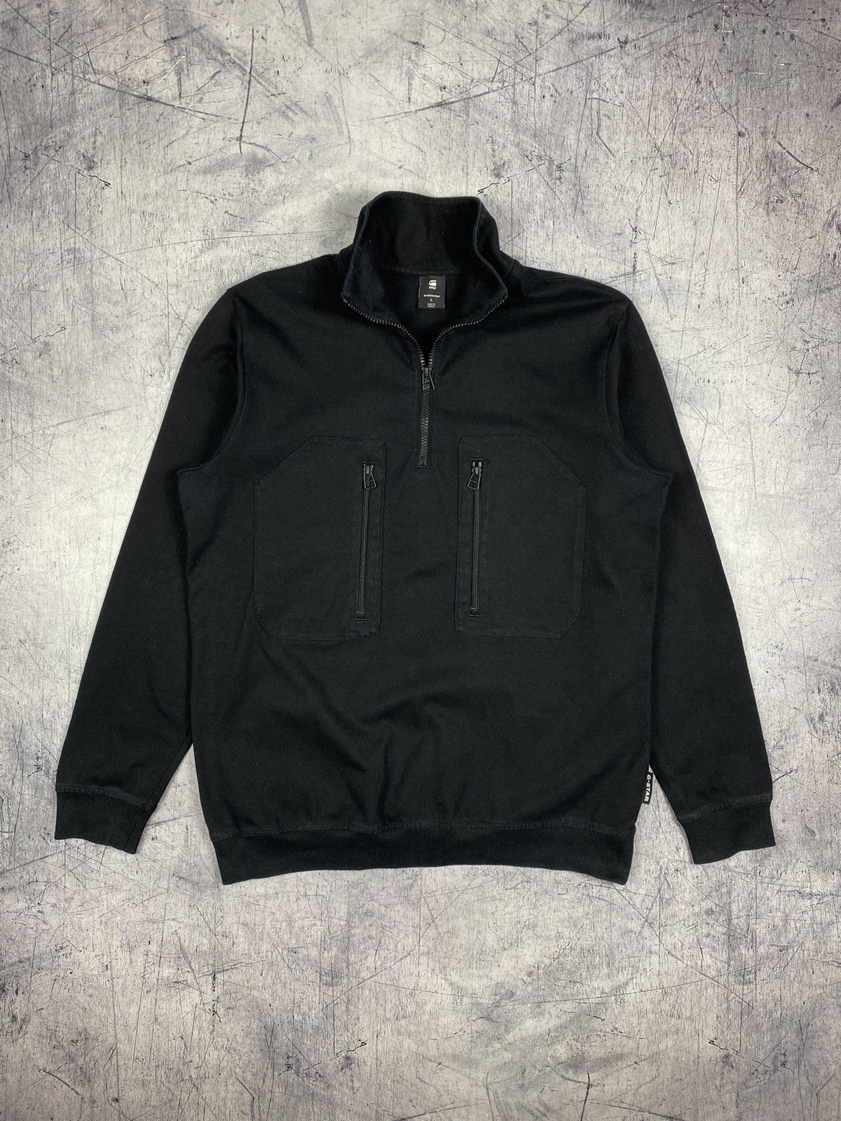G-Star G Star Raw Designer Zip Up Sweater Sweatshirt Size US L / EU 52-54 / 3 - 2 Thumbnail