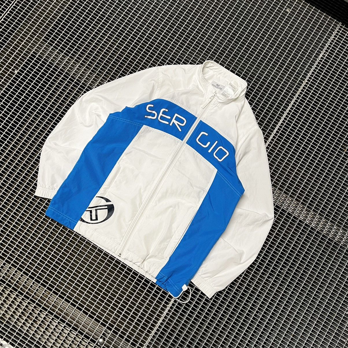 Sergio Tacchini Vintage Jacket Sergio Tacchini Big Logo Size US L / EU 52-54 / 3 - 1 Thumbnail