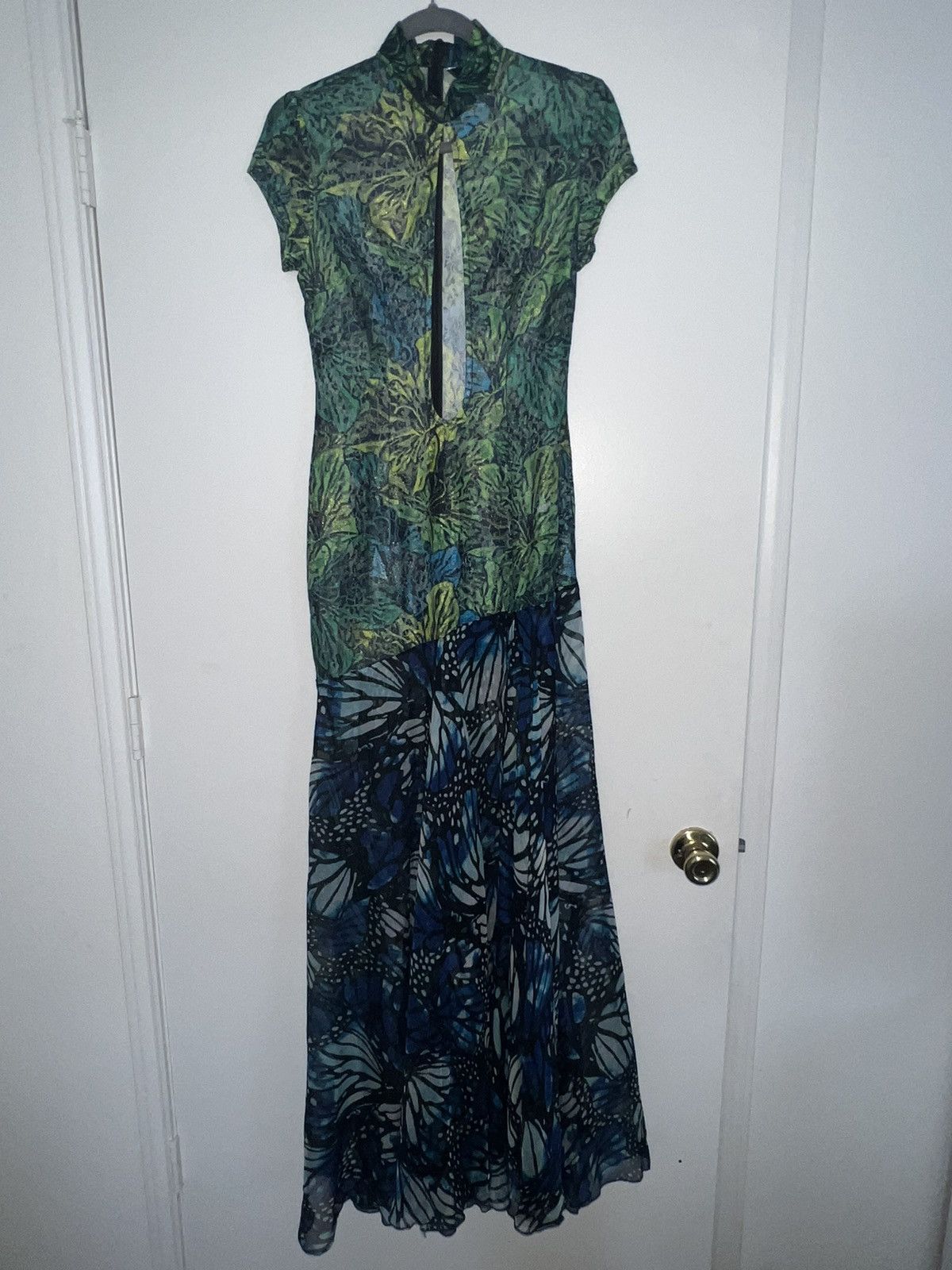 KIM SHUI Kim Shui - LACE QI PAO DEEP V NECK DRESS