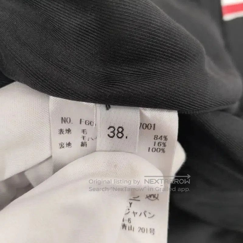 Thom Browne Thom Browne Pleated Black Wool Skirt Size M . Size 28" / US 6 / IT 42 - 6 Thumbnail