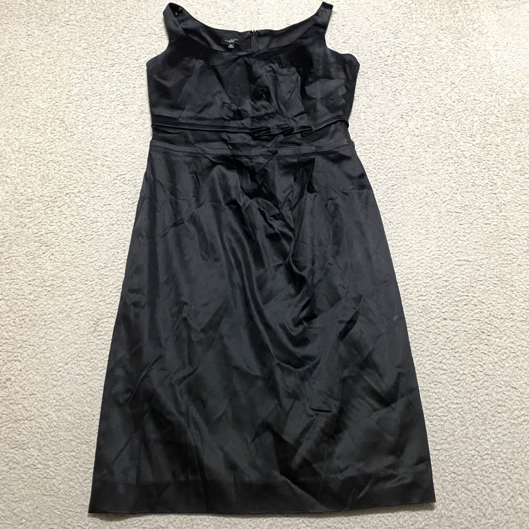 Talbots Talbots Womens 2P Dress Black Sheath Sleeveless Lined Round Neck Petites Size XS / US 0-2 / IT 36-38 - 2 Thumbnail