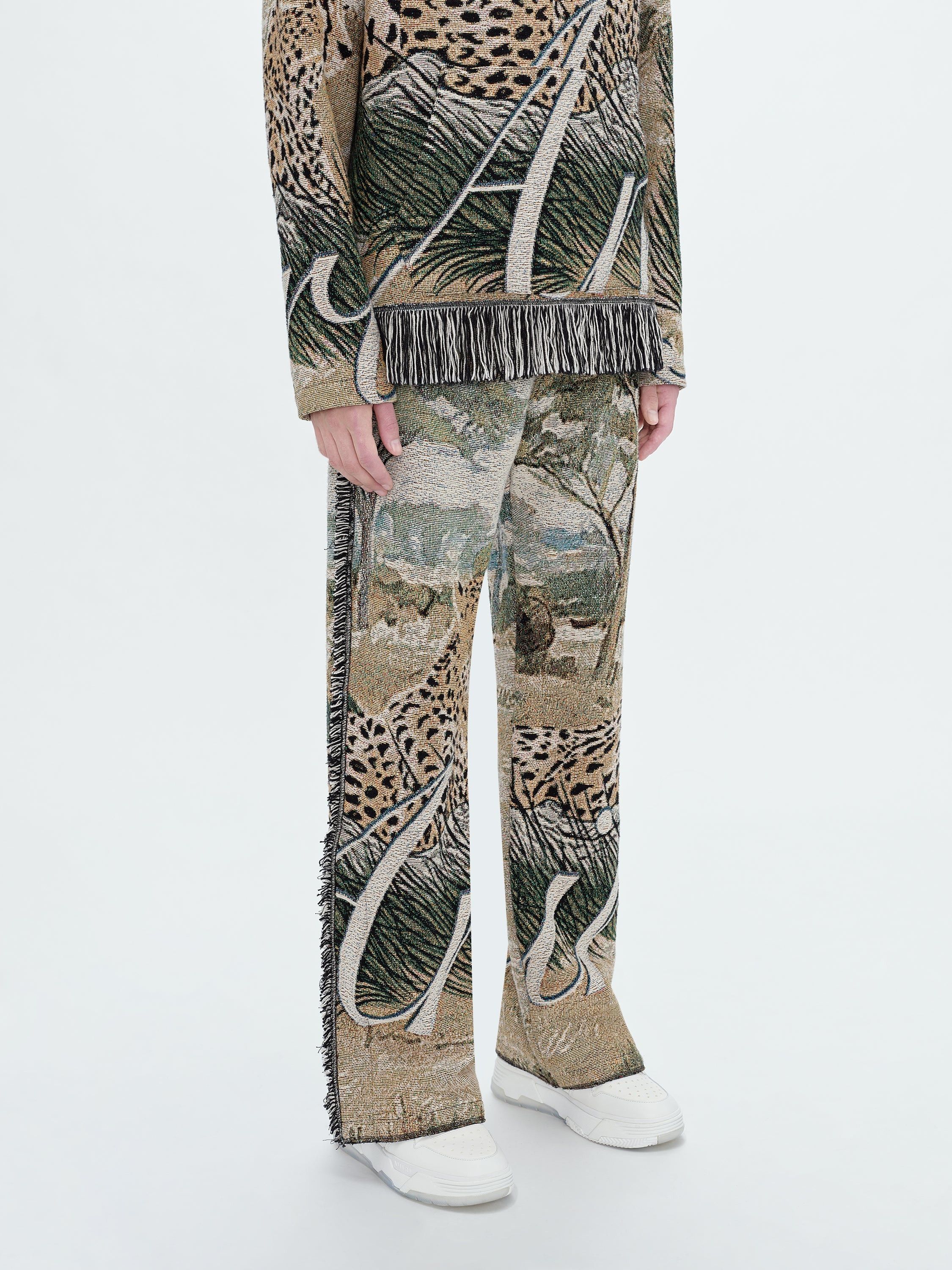 Amiri o1w1db10325 Cheetah Tapestry Lounge Pant in Multicolor Size US 30 / EU 46 - 4 Thumbnail