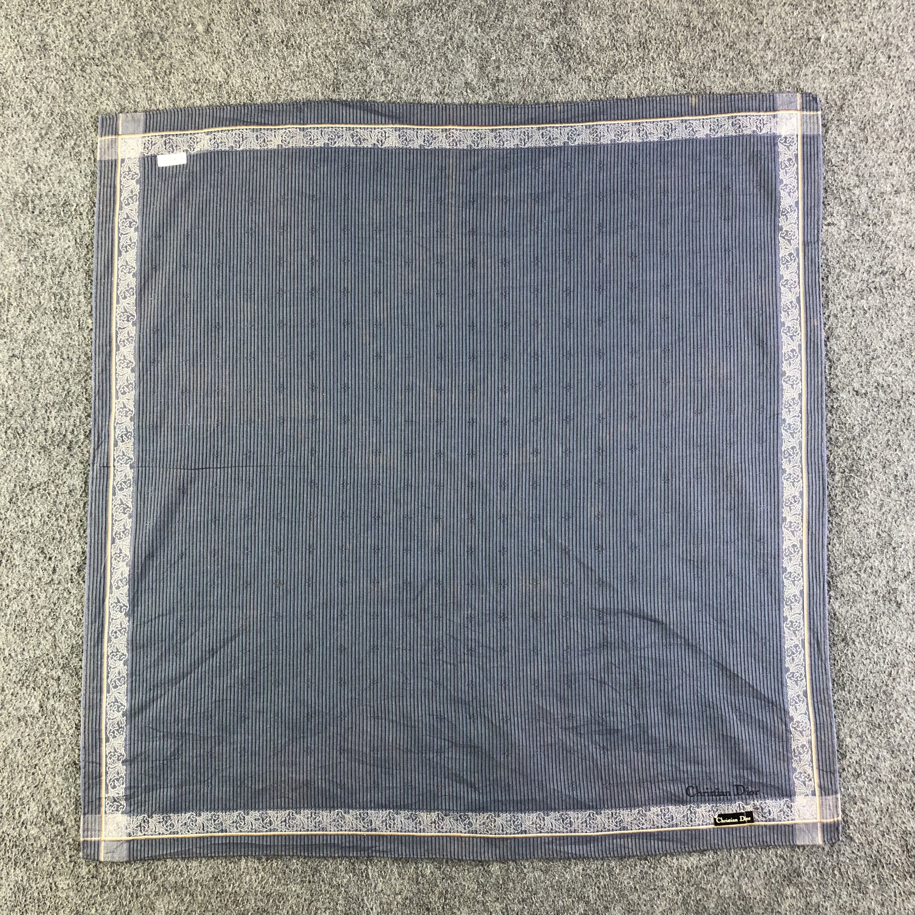 Christian Dior Monsieur Christian Dior Handkerchief Bandana Neckerchief H2316 Size ONE SIZE - 1 Thumbnail