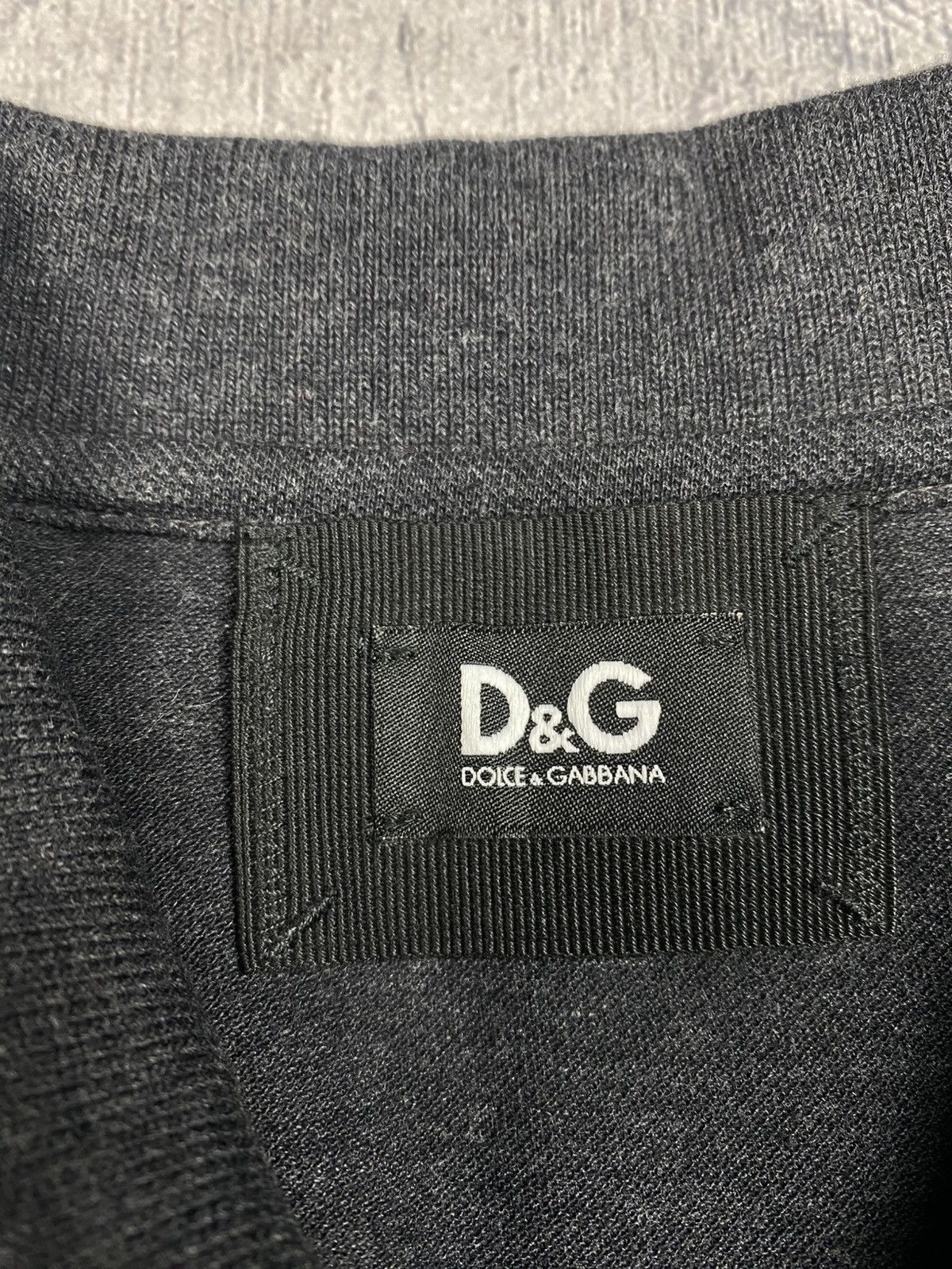Dolce & Gabbana D&G Dolce & Gabbana Dark Gray Polo Shirt IT54 Size US L / EU 52-54 / 3 - 11 Thumbnail