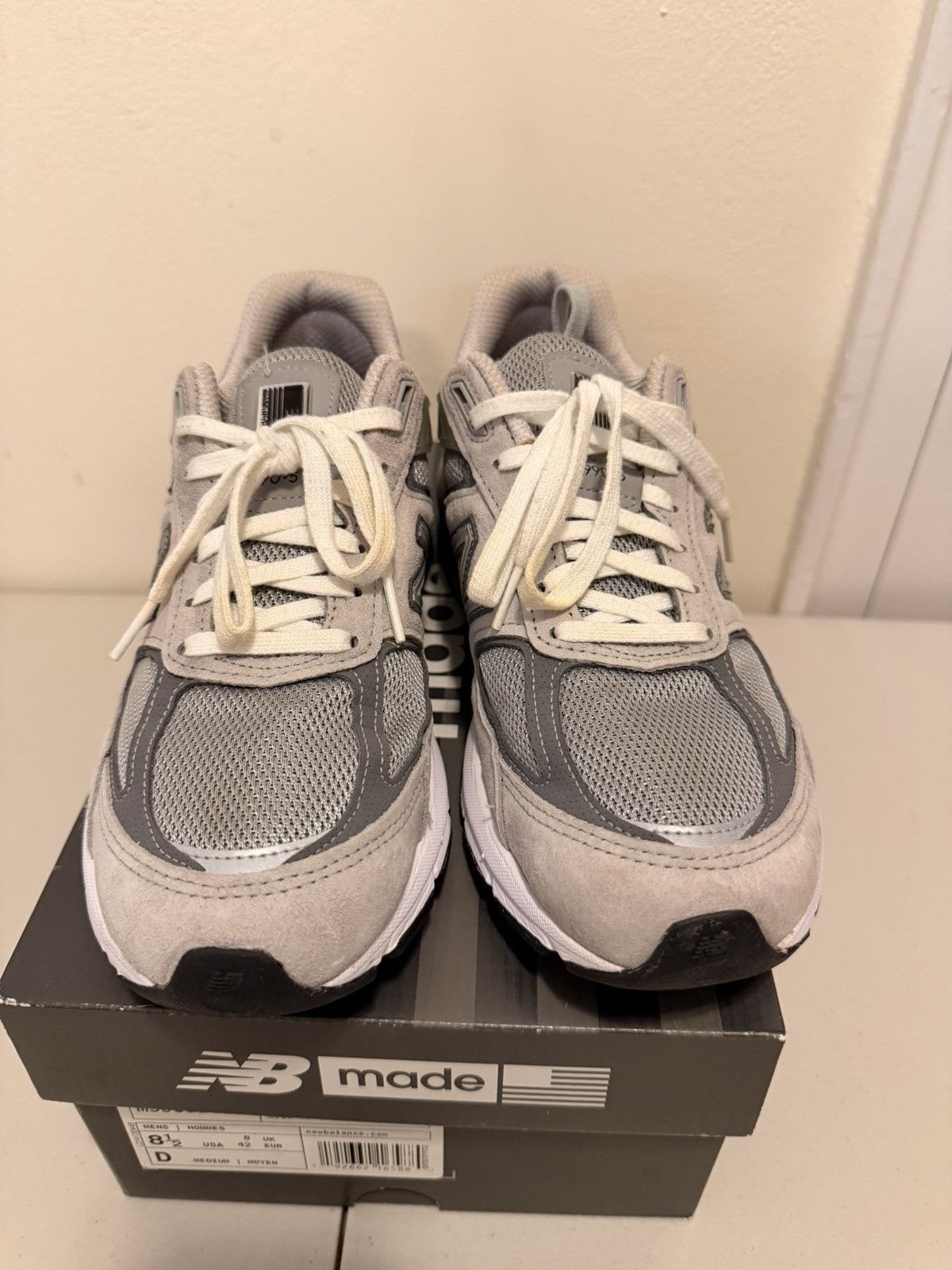 New Balance New Balance 990v5 Made in USA Grey Size 8.5 men Size US 8.5 / EU 41-42 - 3 Thumbnail