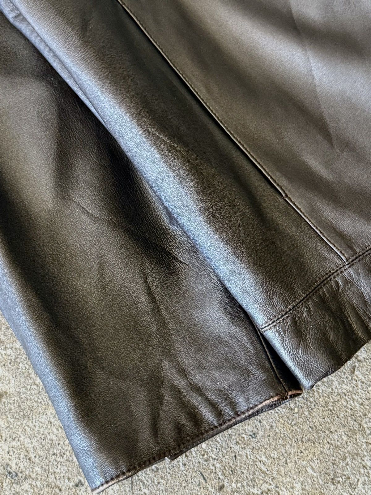 Balenciaga Balenciaga - 1997 - Nicolas Ghesquière -Zip Lambskin Leather Size US XXL / EU 58 / 5 - 5 Thumbnail
