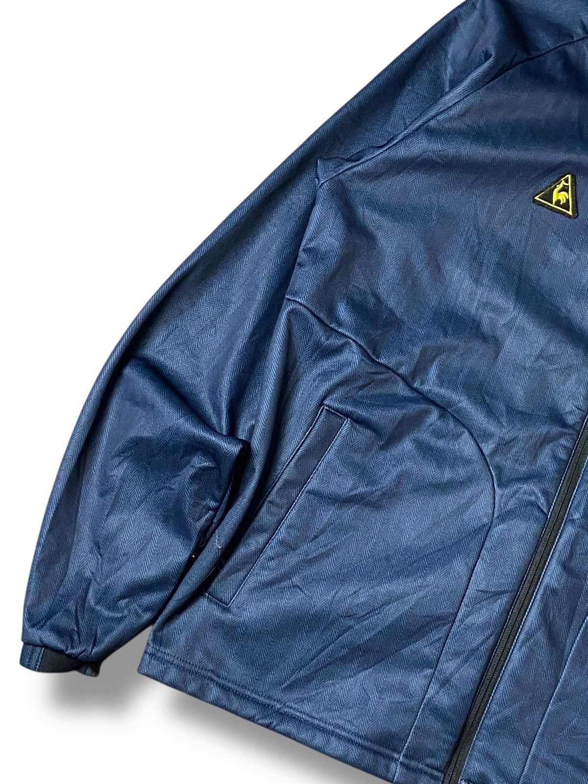 Japanese Brand × Le Coq Sportif × Vintage Lecoq Sportif Rain Revolution Hooded Jacket (121) Size US L / EU 52-54 / 3 - 5 Thumbnail