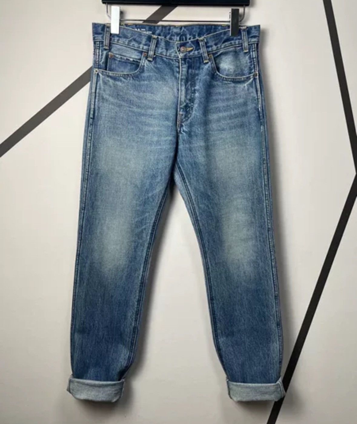 Celine Celine 2019 Spring/Summer First Year Micro Slim Blue Jeans Size US 30 / EU 46 - 3 Thumbnail