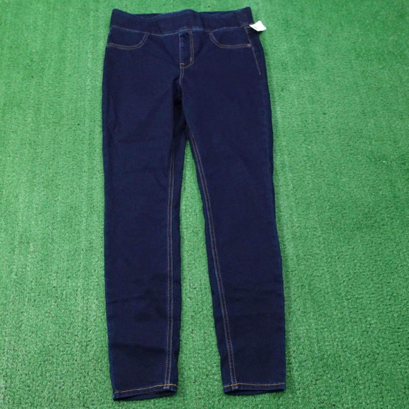 Old Navy Old Navy Jeans Womens 10 Dark Blue Rockstar Super Skinny Jegging Denim Jeans Size 32" / US 10 / IT 46 - 2 Thumbnail