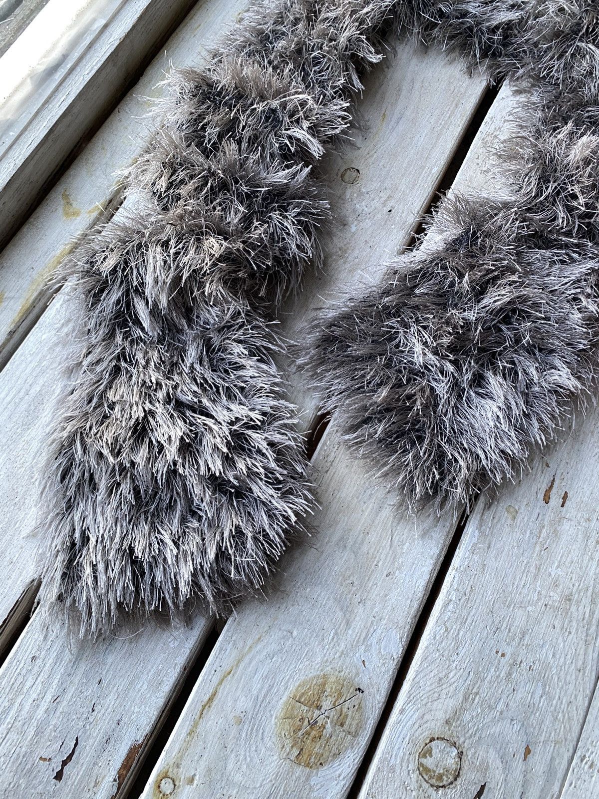 Japanese Brand × Vintage Avant Garde japanese fuzzy mohair Opium scarf vintage y2k Size ONE SIZE - 2 Thumbnail