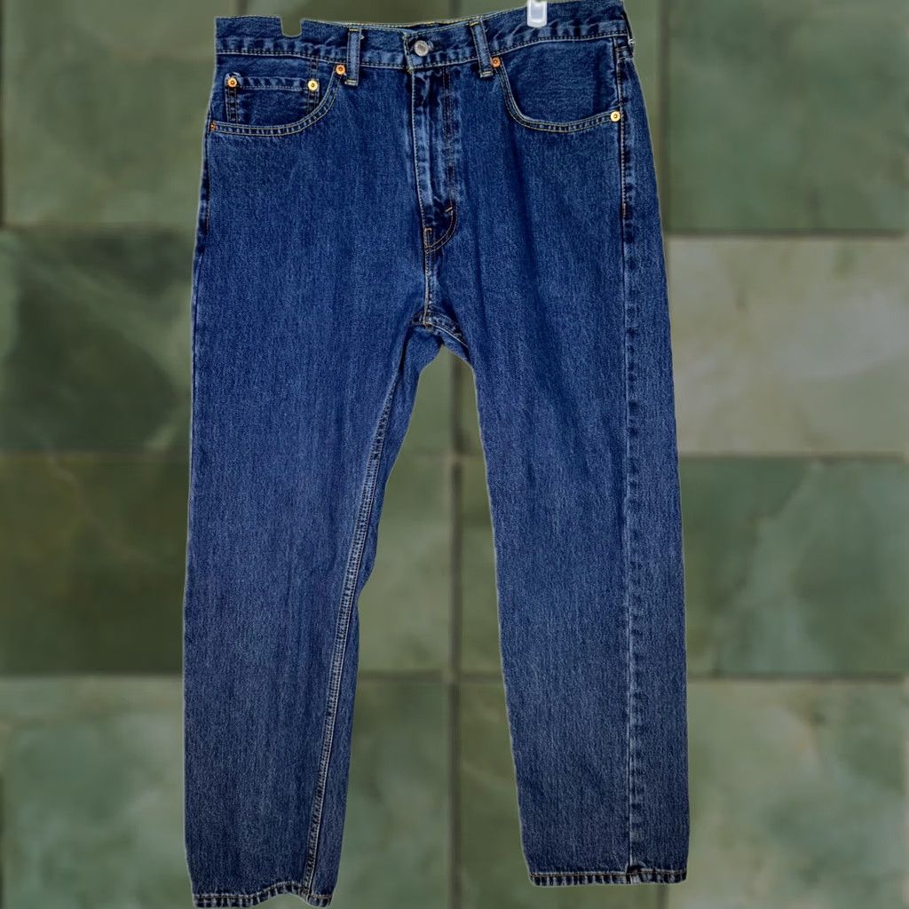 Levi's Levi’s 505 Jeans Straight Leg Blue Denim Stretch Mid-Rise 36 x 30 Men’s Size US 36 / EU 52 - 1 Thumbnail