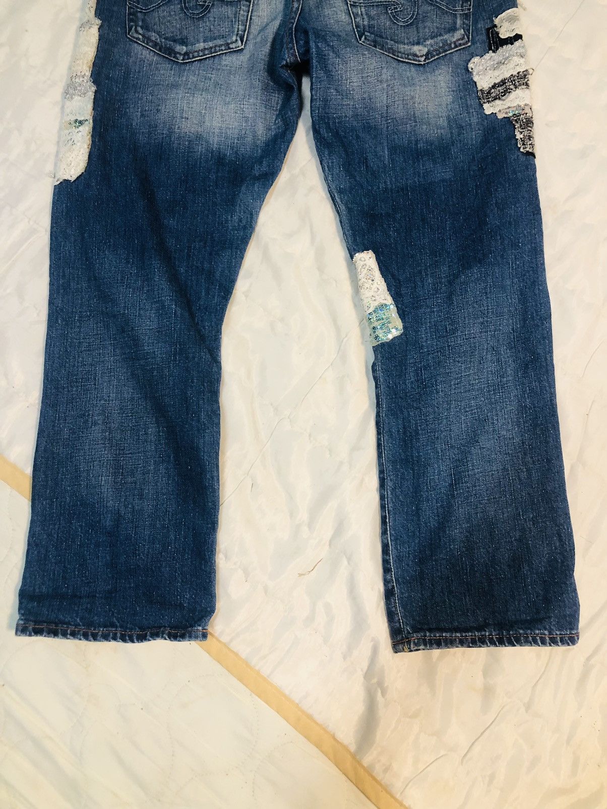 AG Adriano Goldschmied Distressed Denim Adriano Goldschmied Jeans MadeInUsa (3) Size 32" / US 10 / IT 46 - 21 Thumbnail